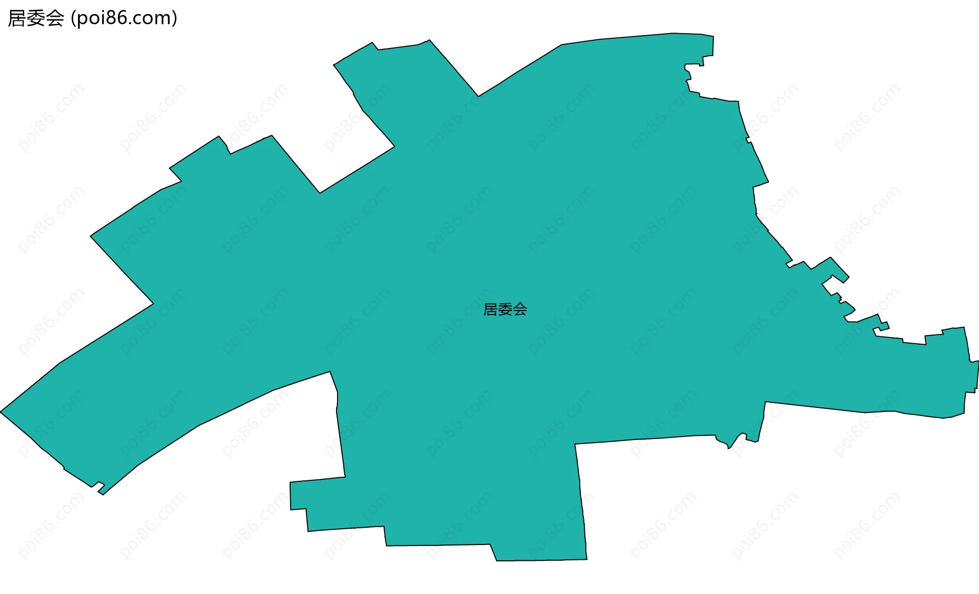 居委会边界地图