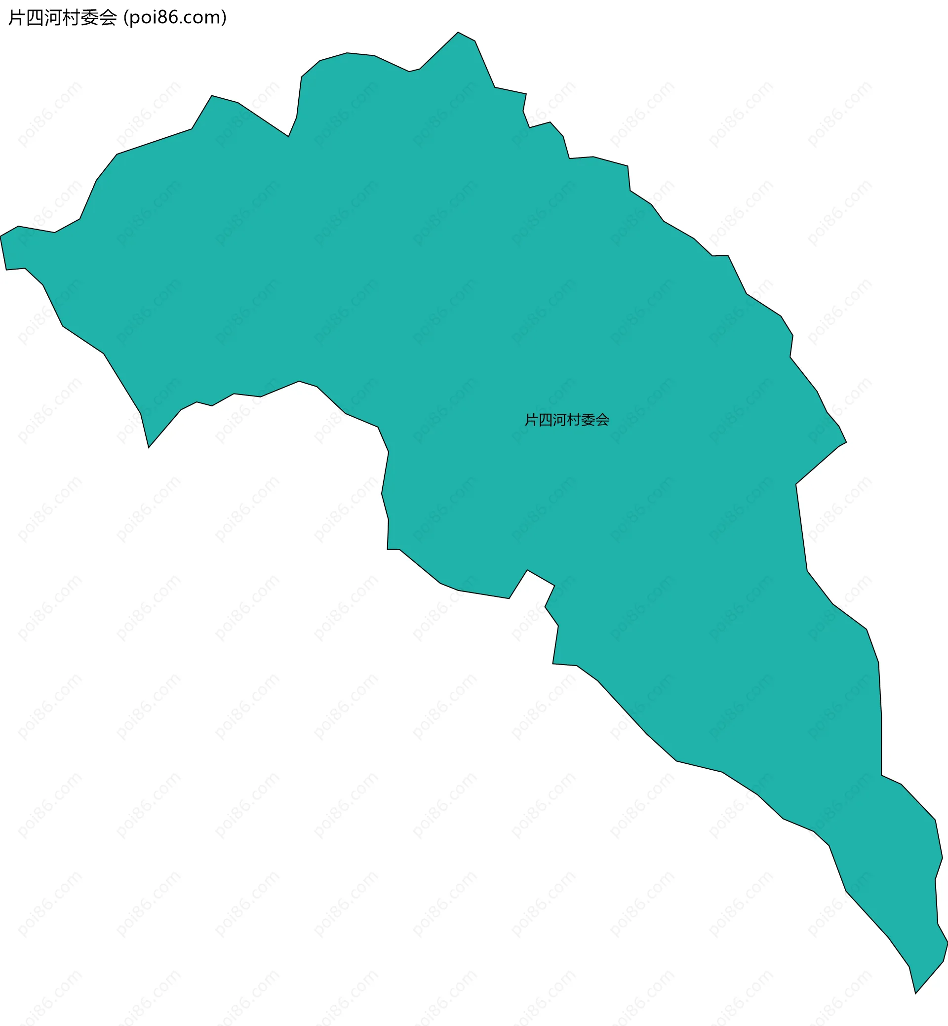 片四河村委会边界地图