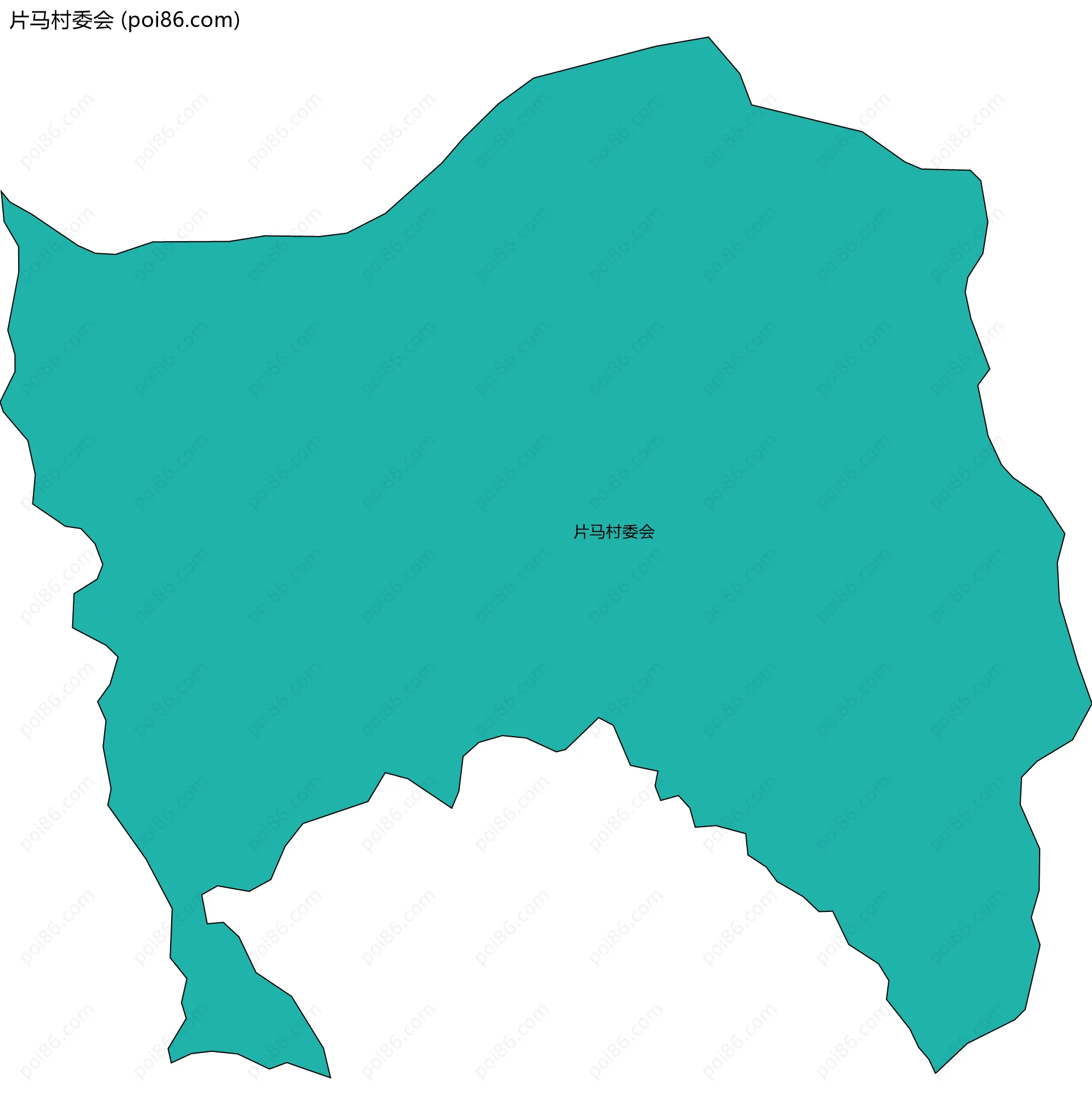 片马村委会边界地图