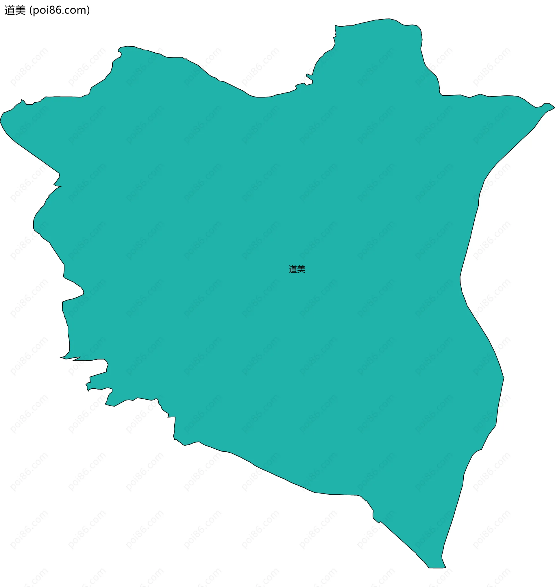 道美边界地图