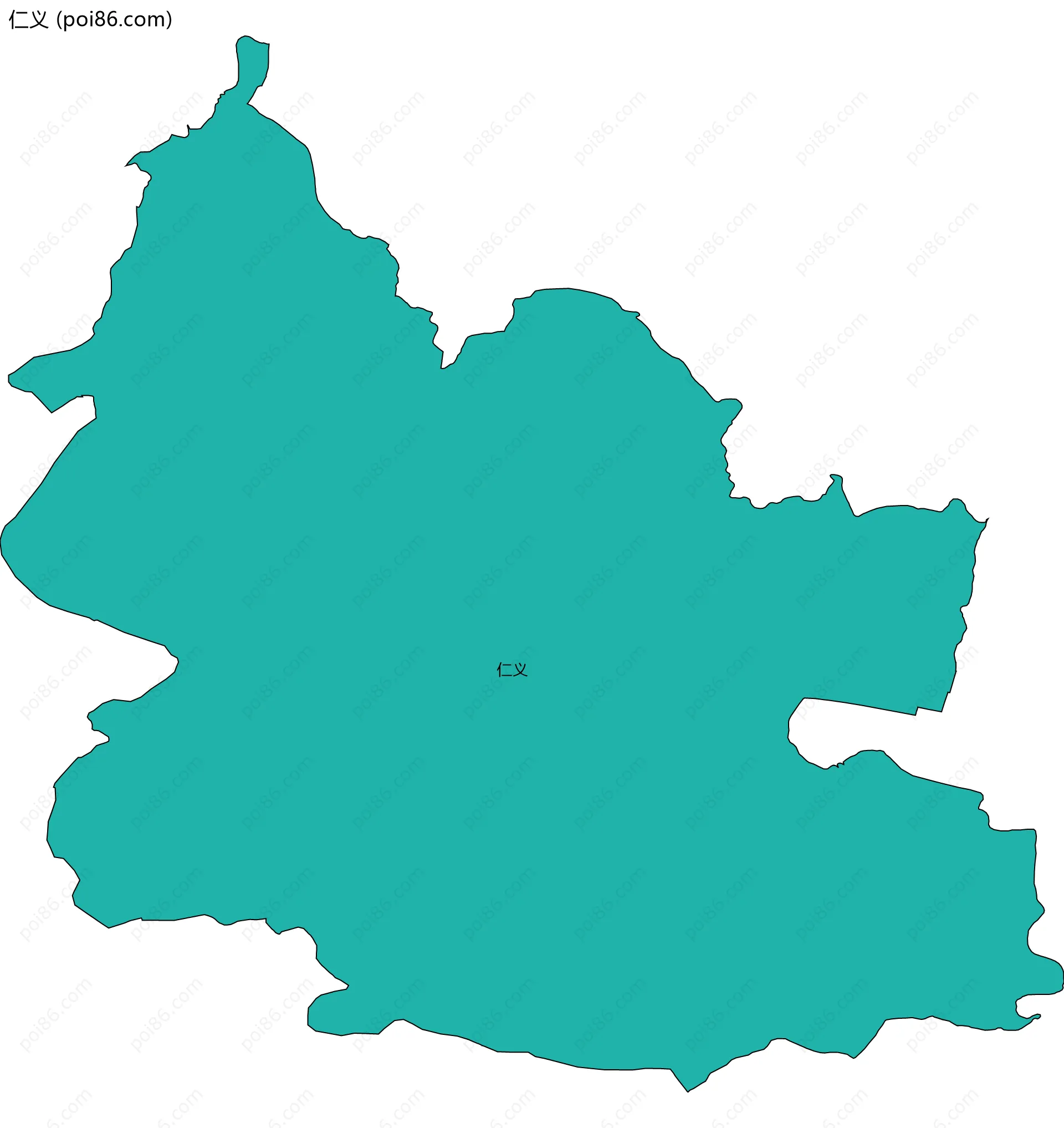 仁义边界地图