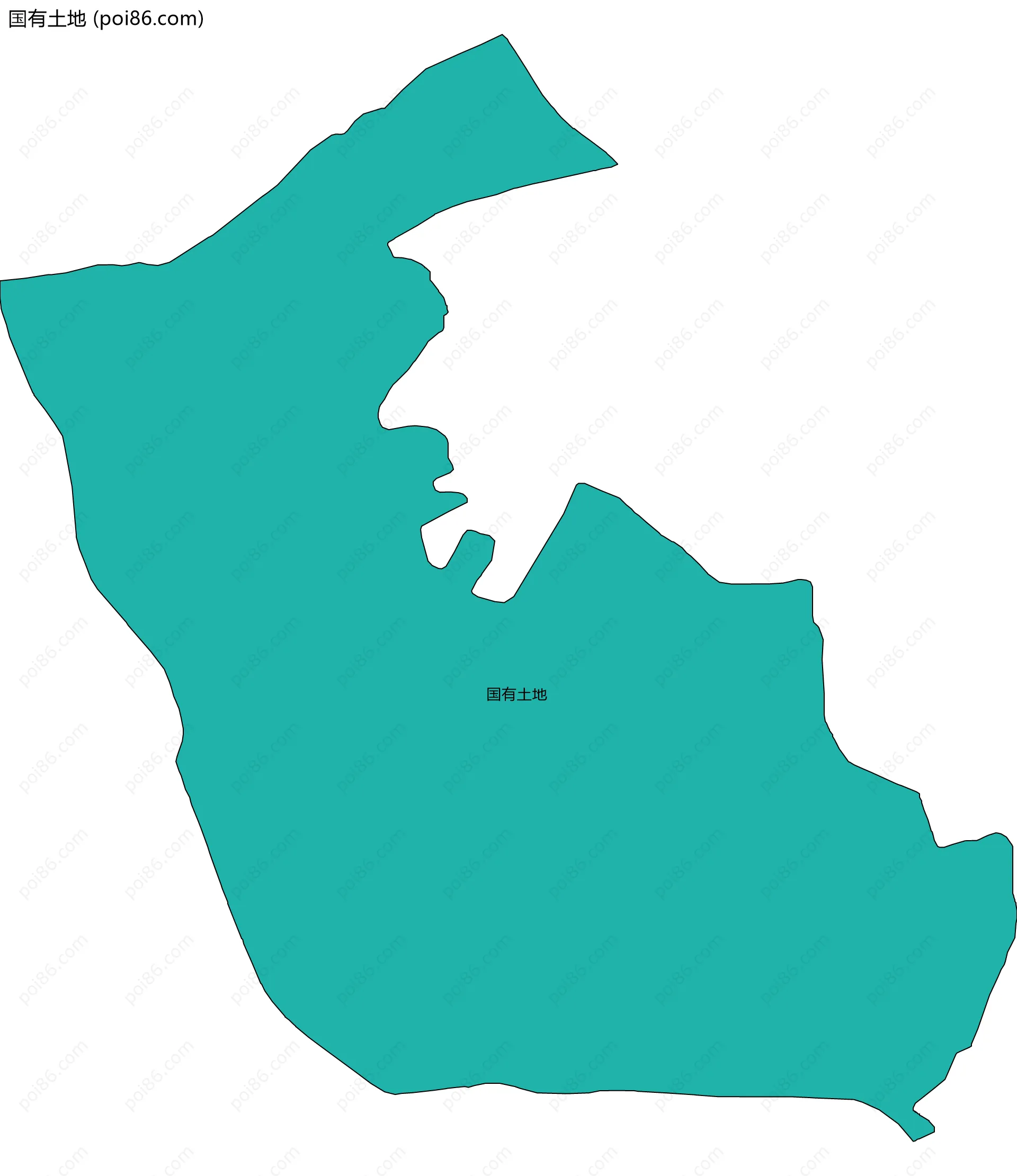 国有土地边界地图