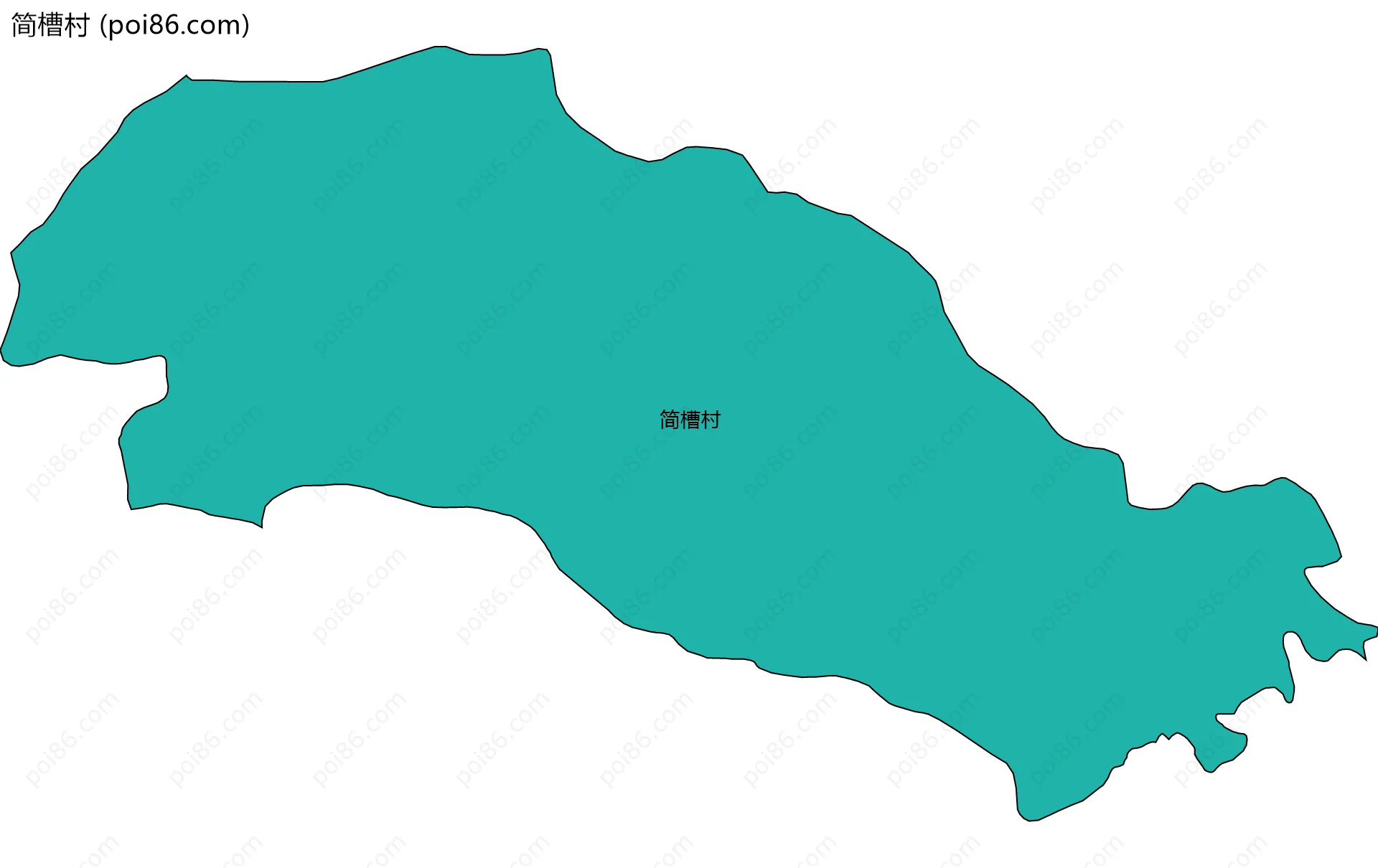 简槽村边界地图