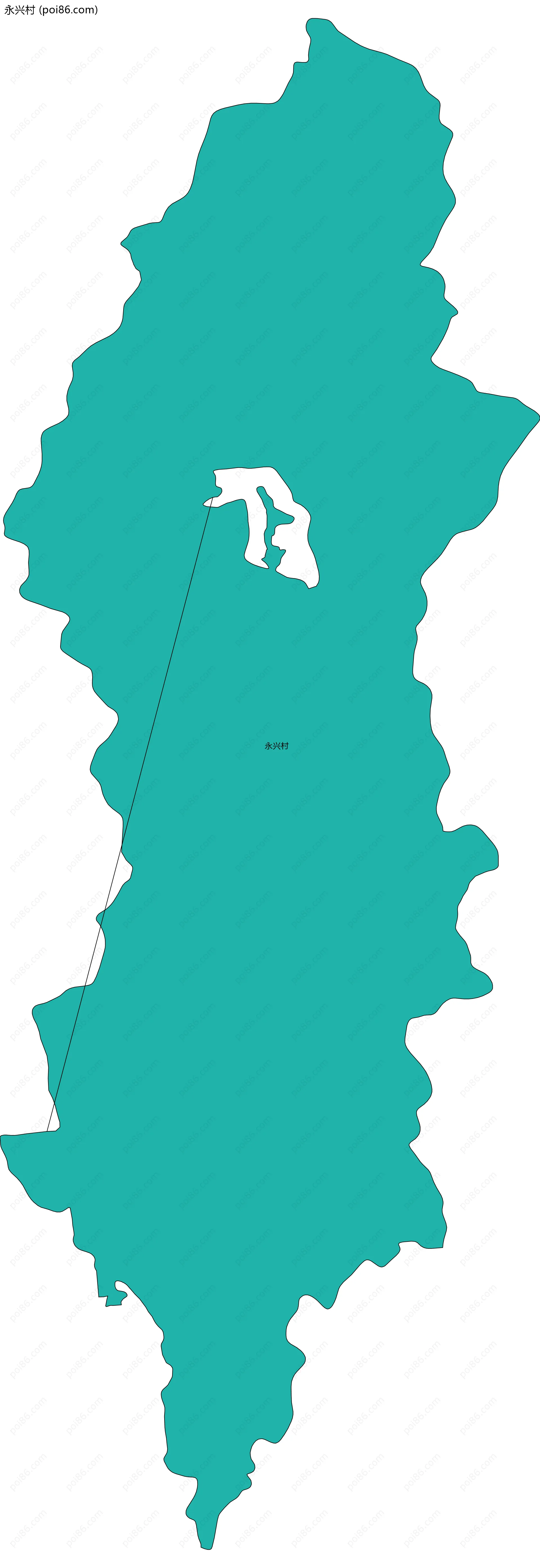 永兴村边界地图