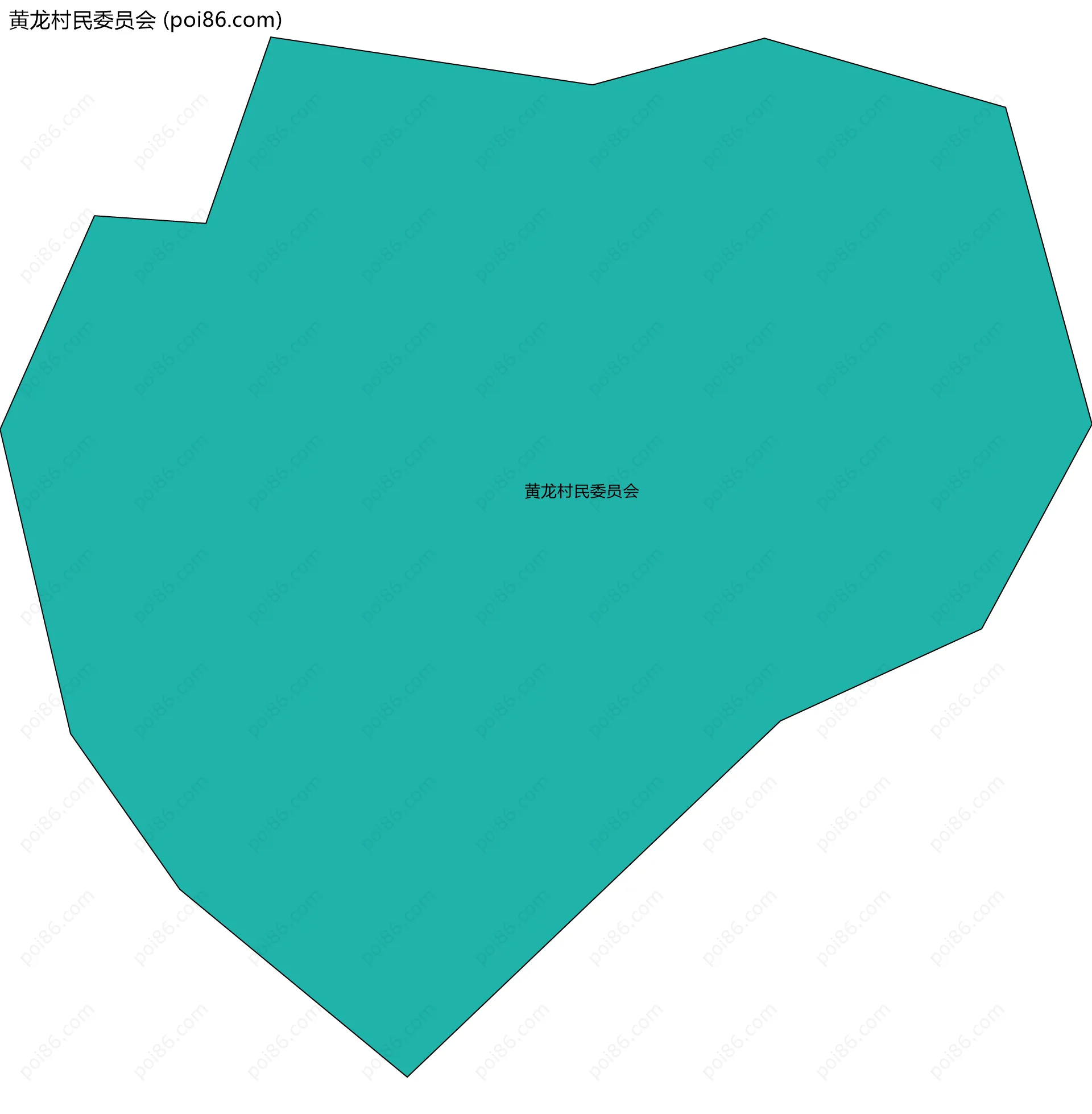 黄龙村民委员会边界地图