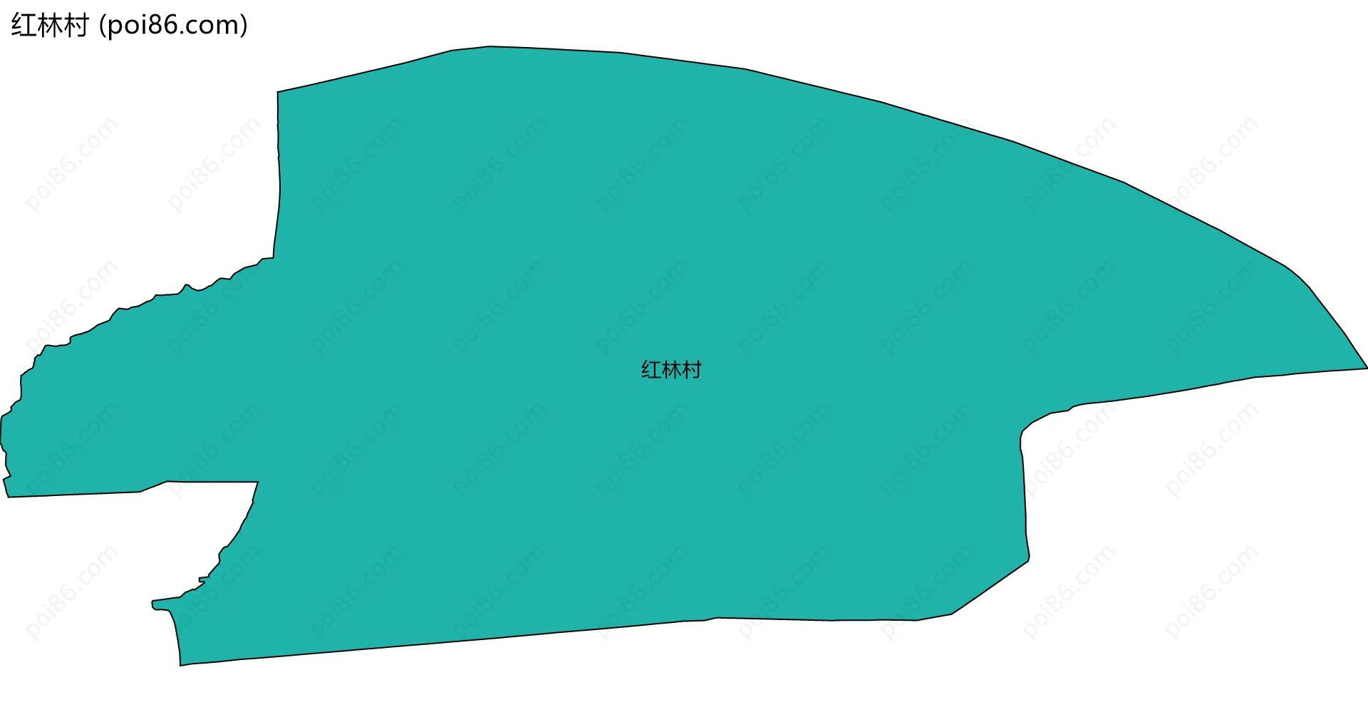 红林村边界地图