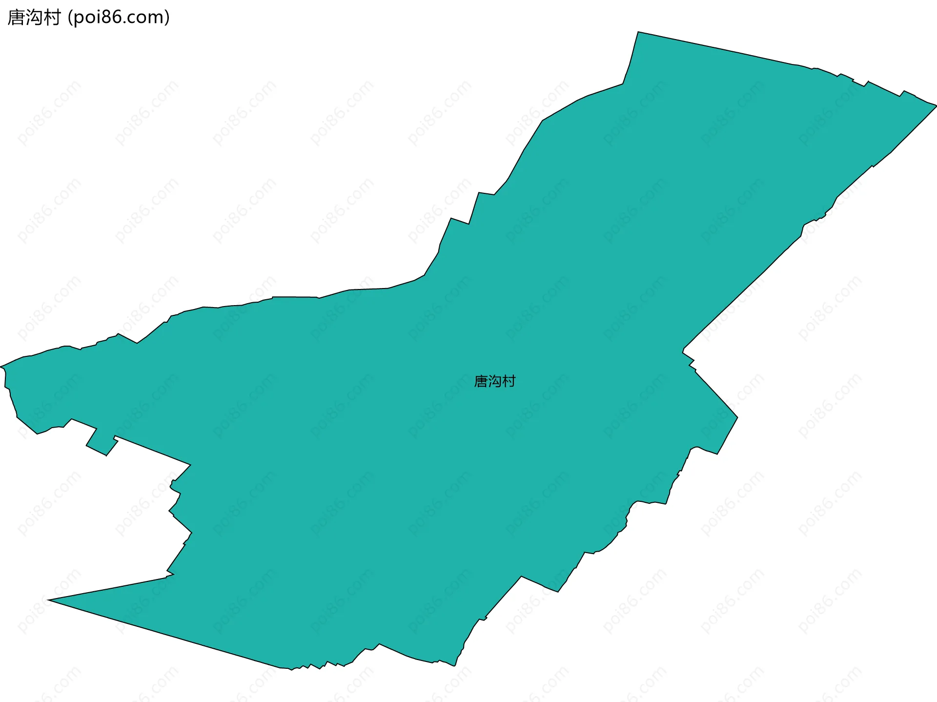 唐沟村边界地图