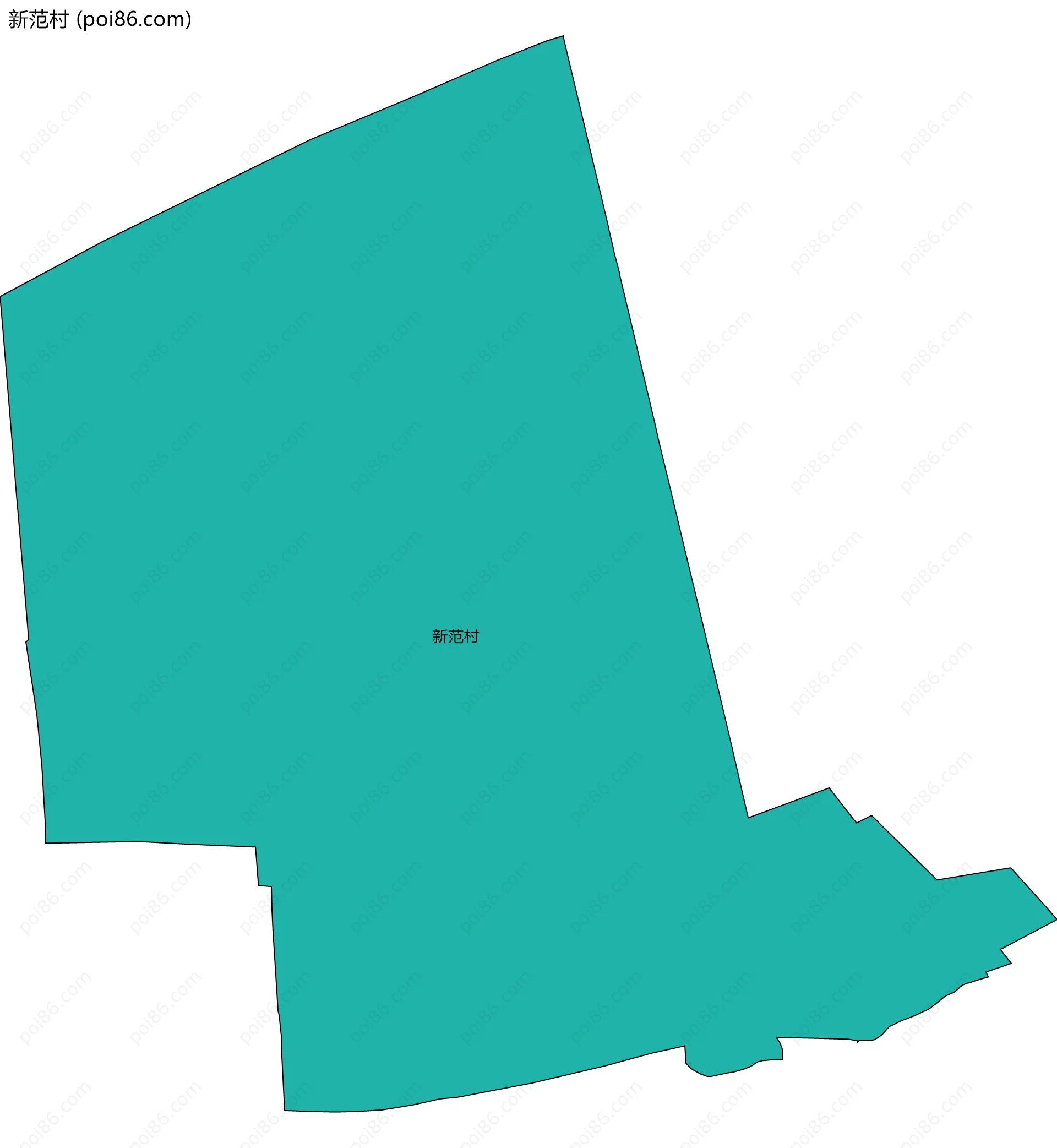 新范村边界地图