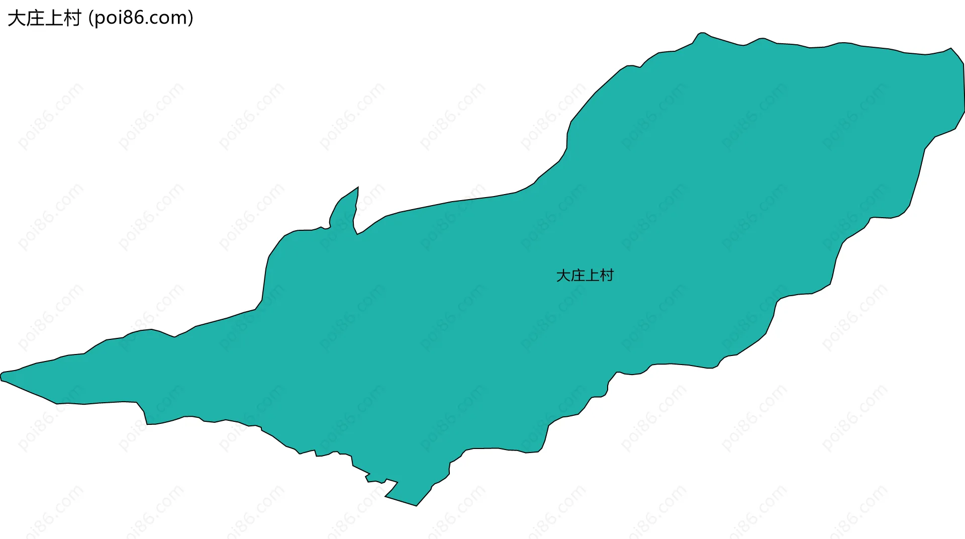 大庄上村边界地图