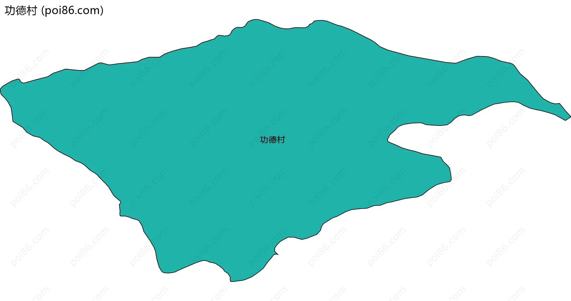 功德村边界地图