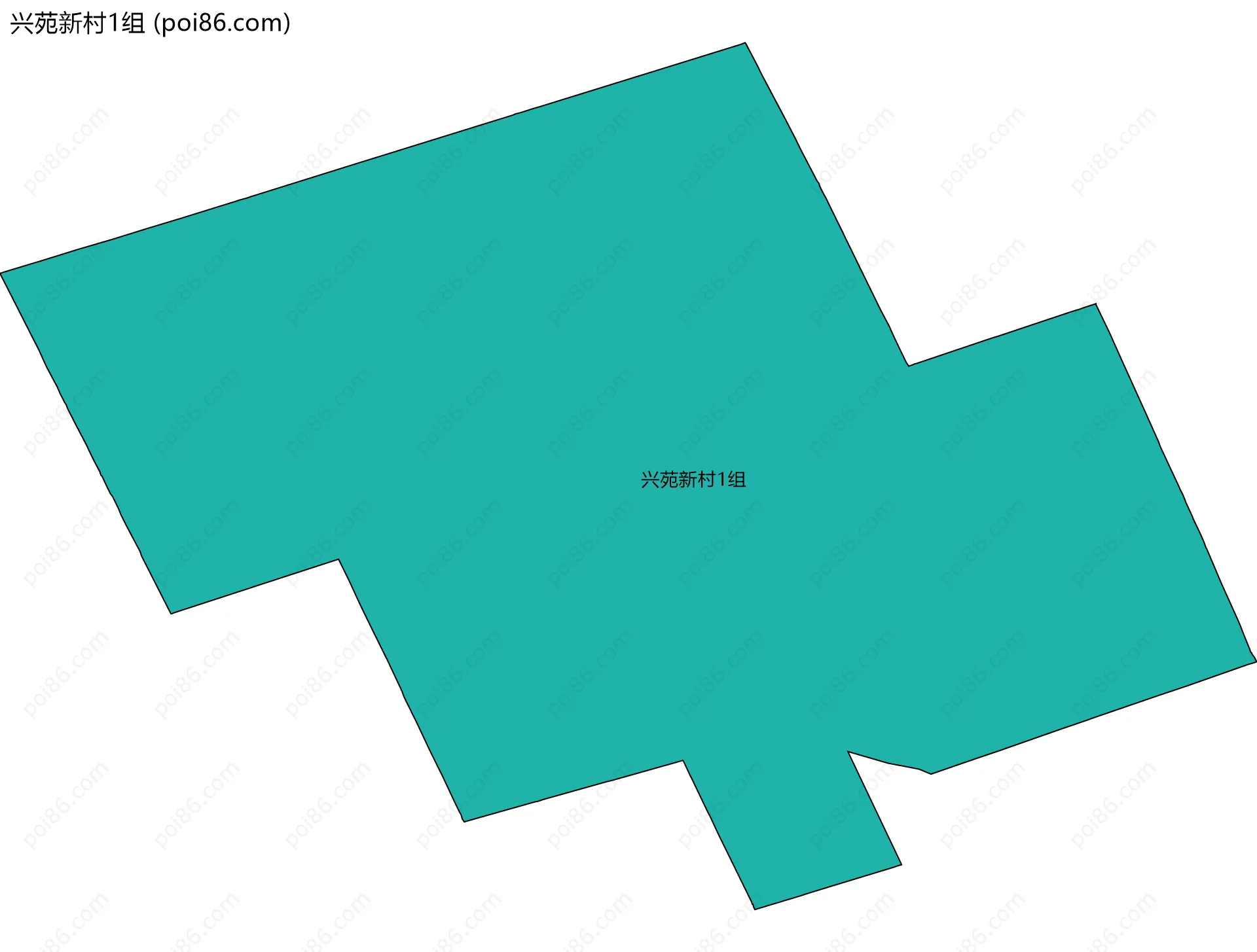 兴苑新村1组边界地图