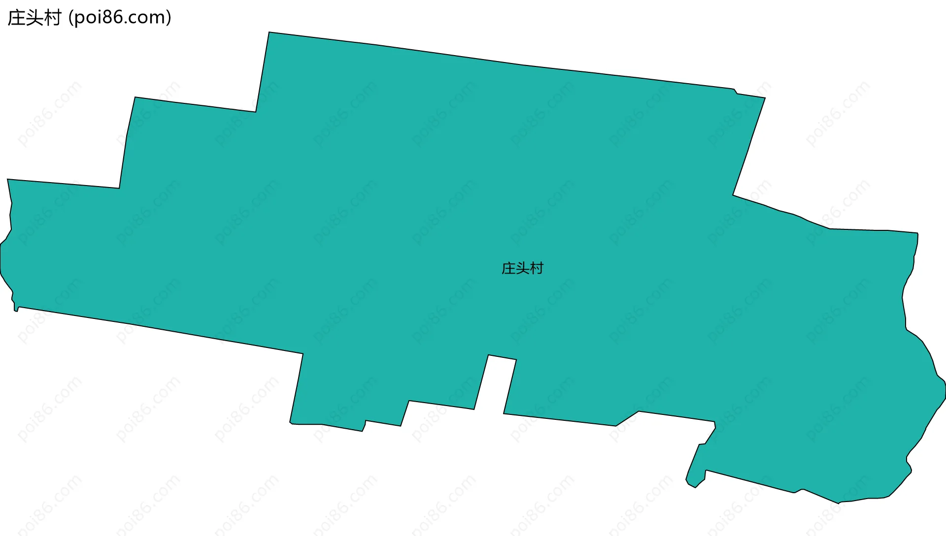 庄头村边界地图