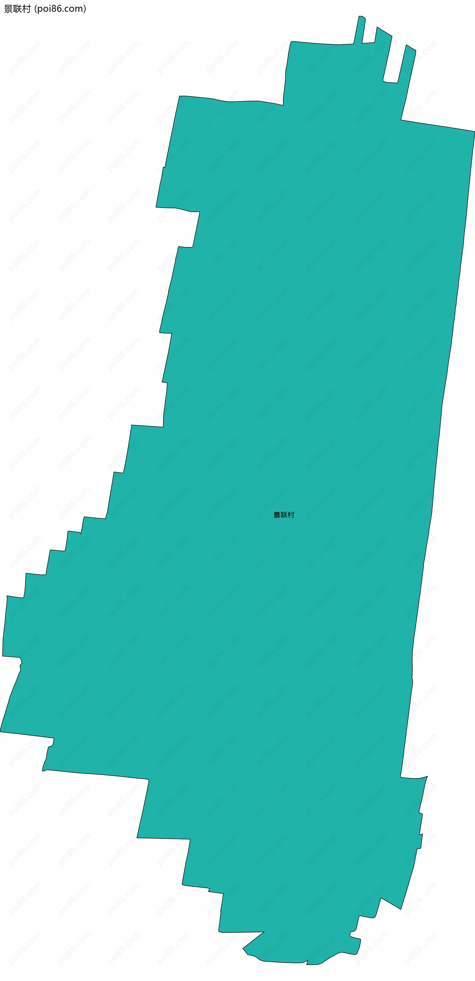 景联村边界地图