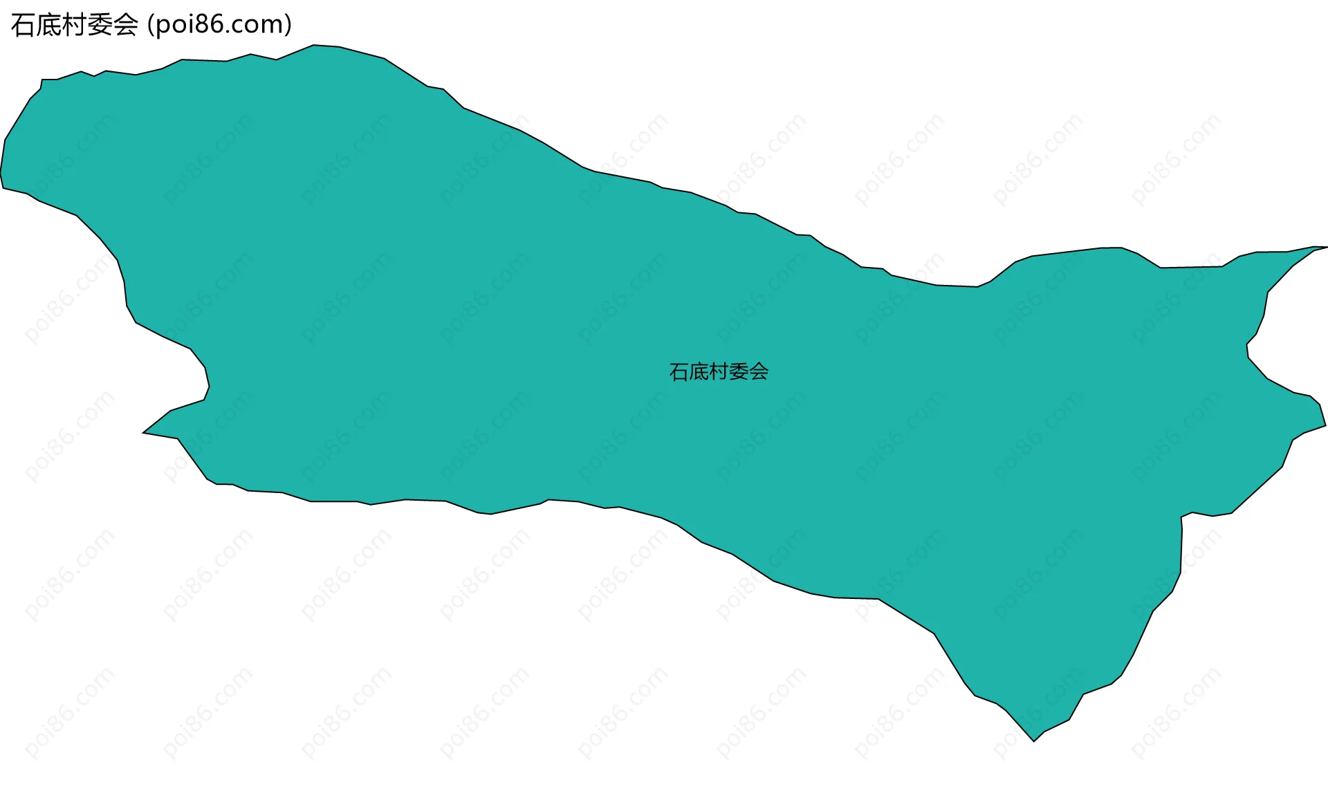 石底村委会边界地图