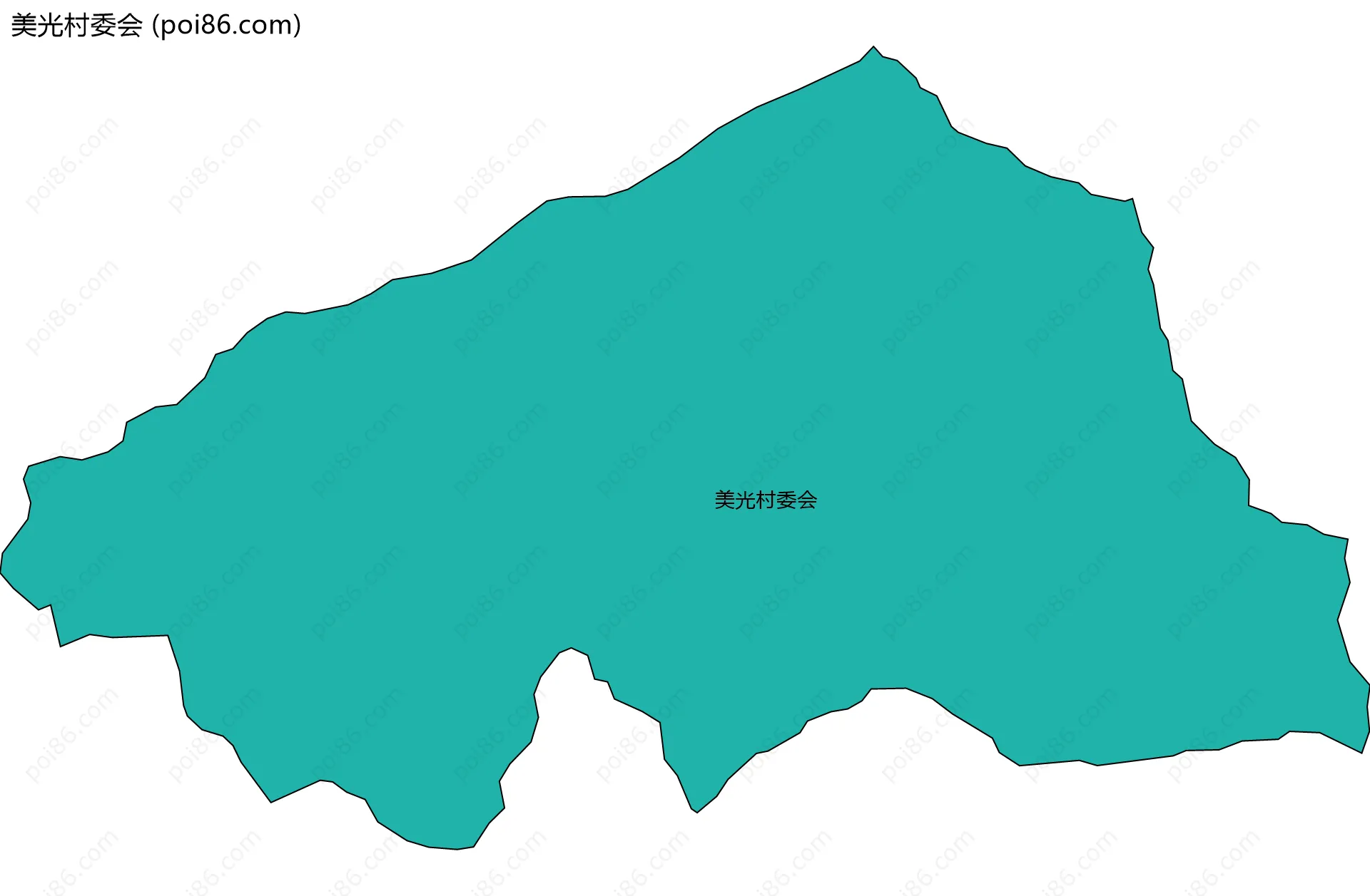 美光村委会边界地图