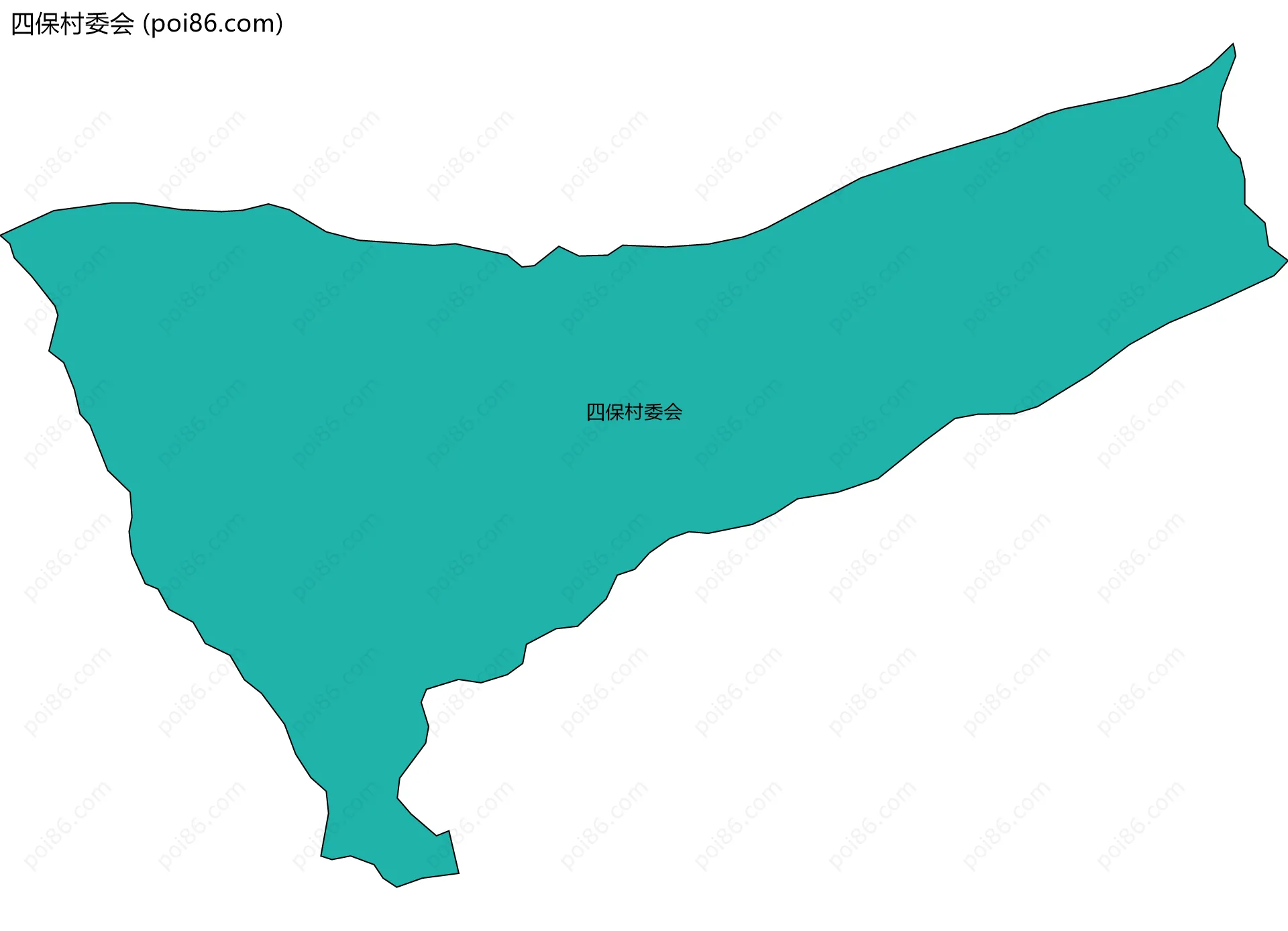 四保村委会边界地图