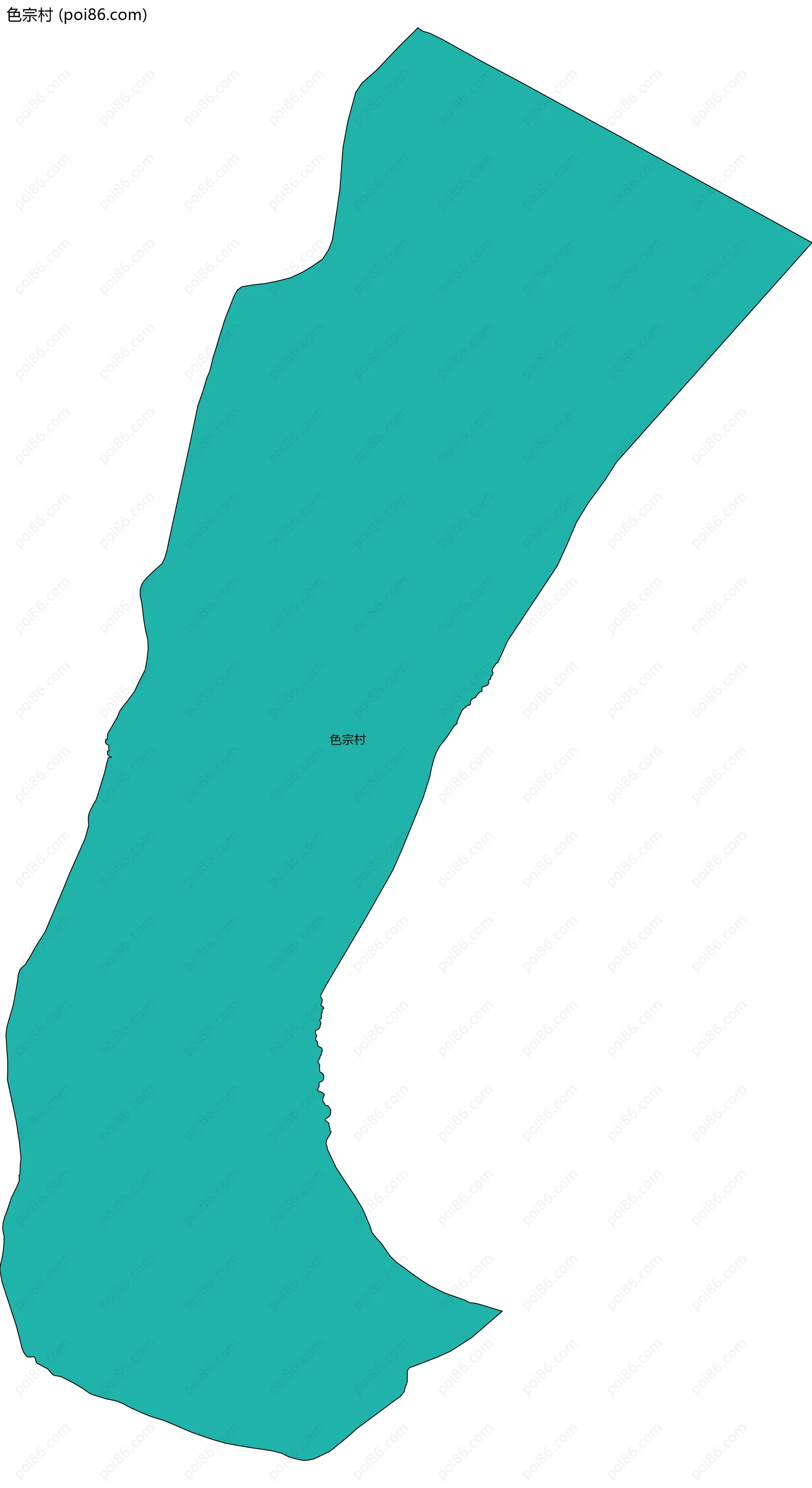 色宗村边界地图