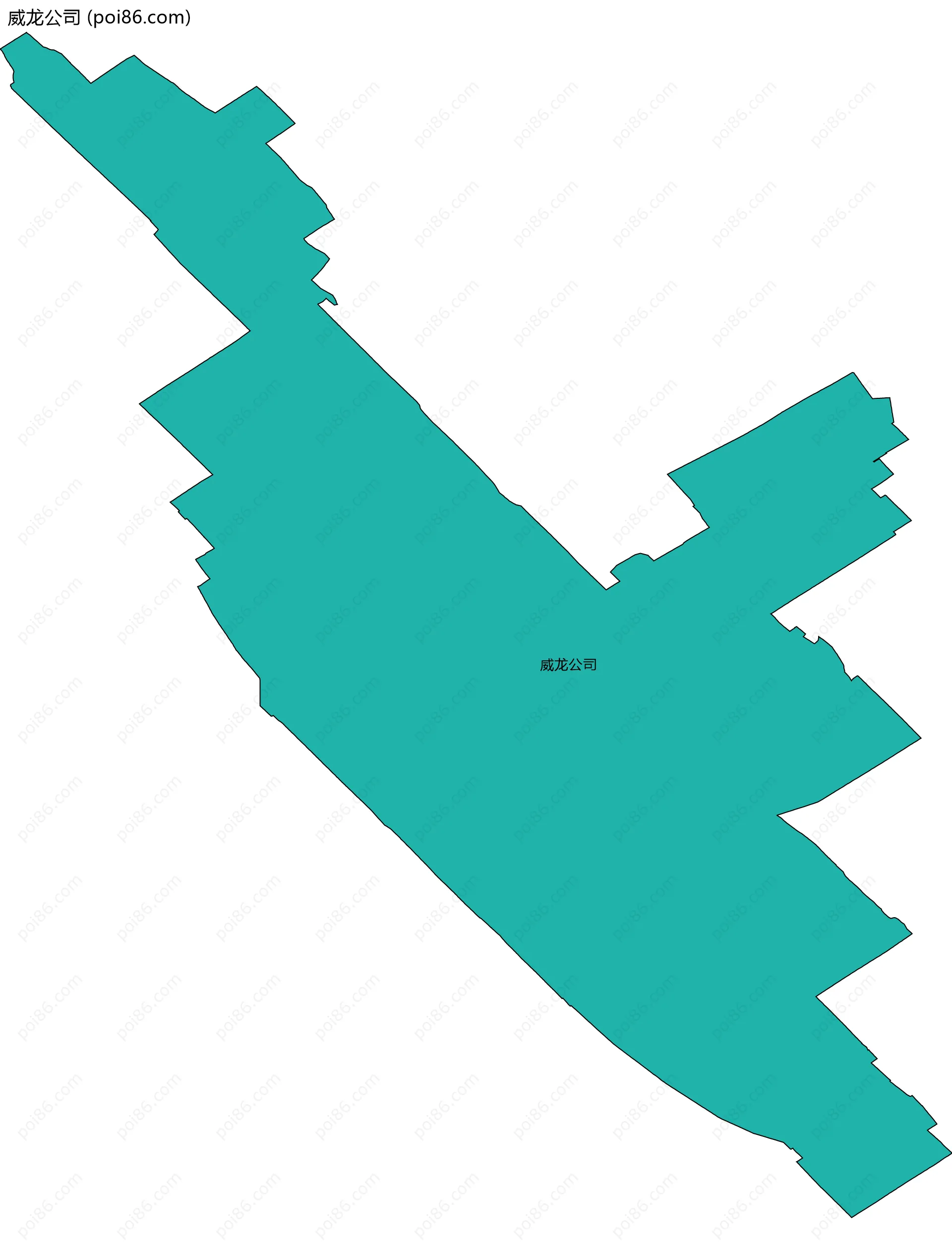 威龙公司边界地图