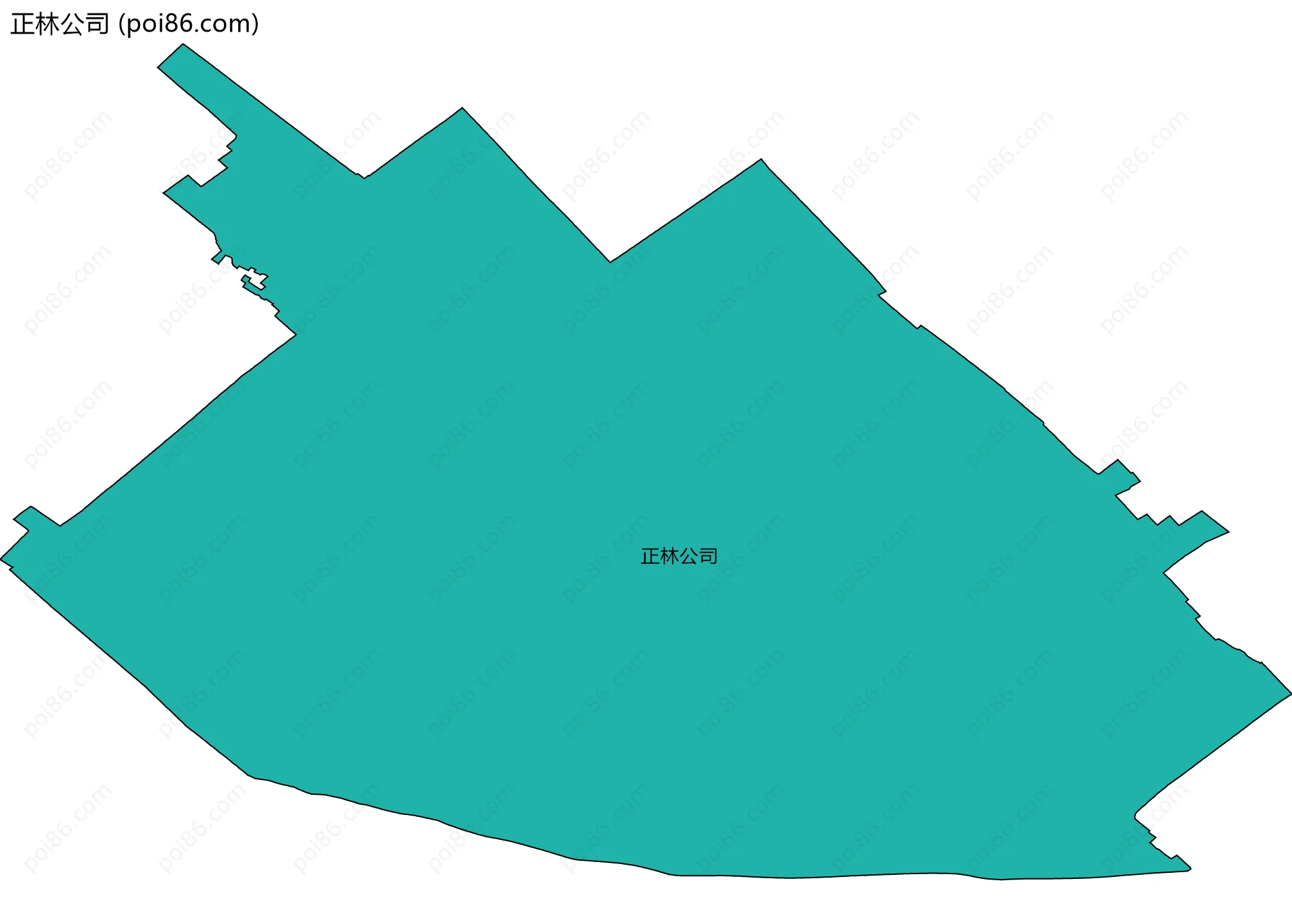 正林公司边界地图