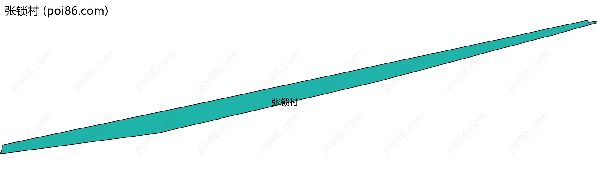 张锁村边界地图