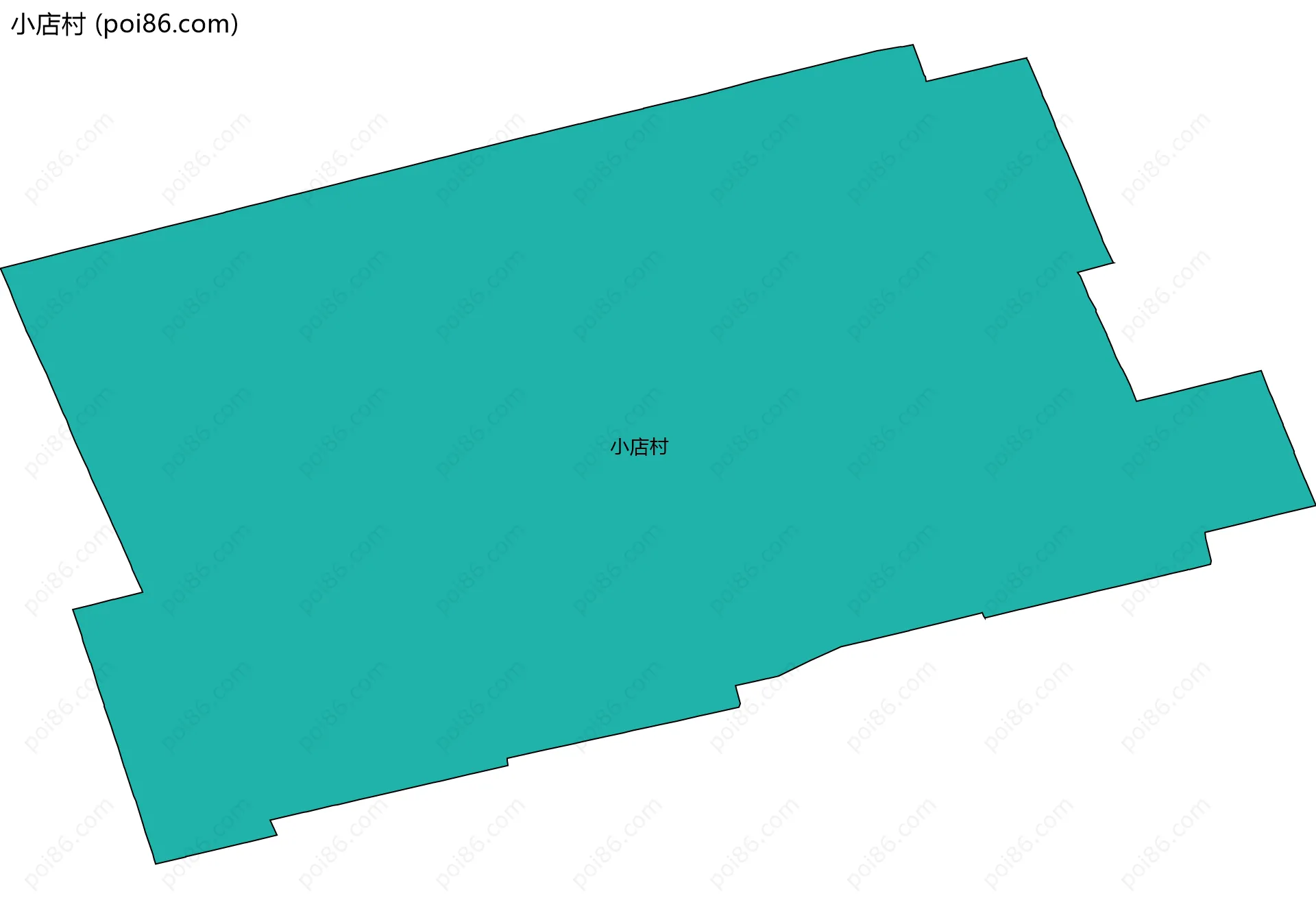 小店村边界地图