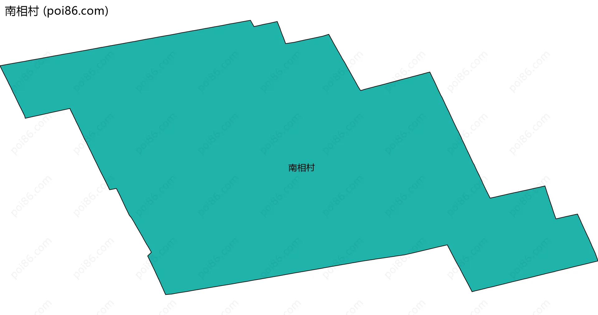 南相村边界地图
