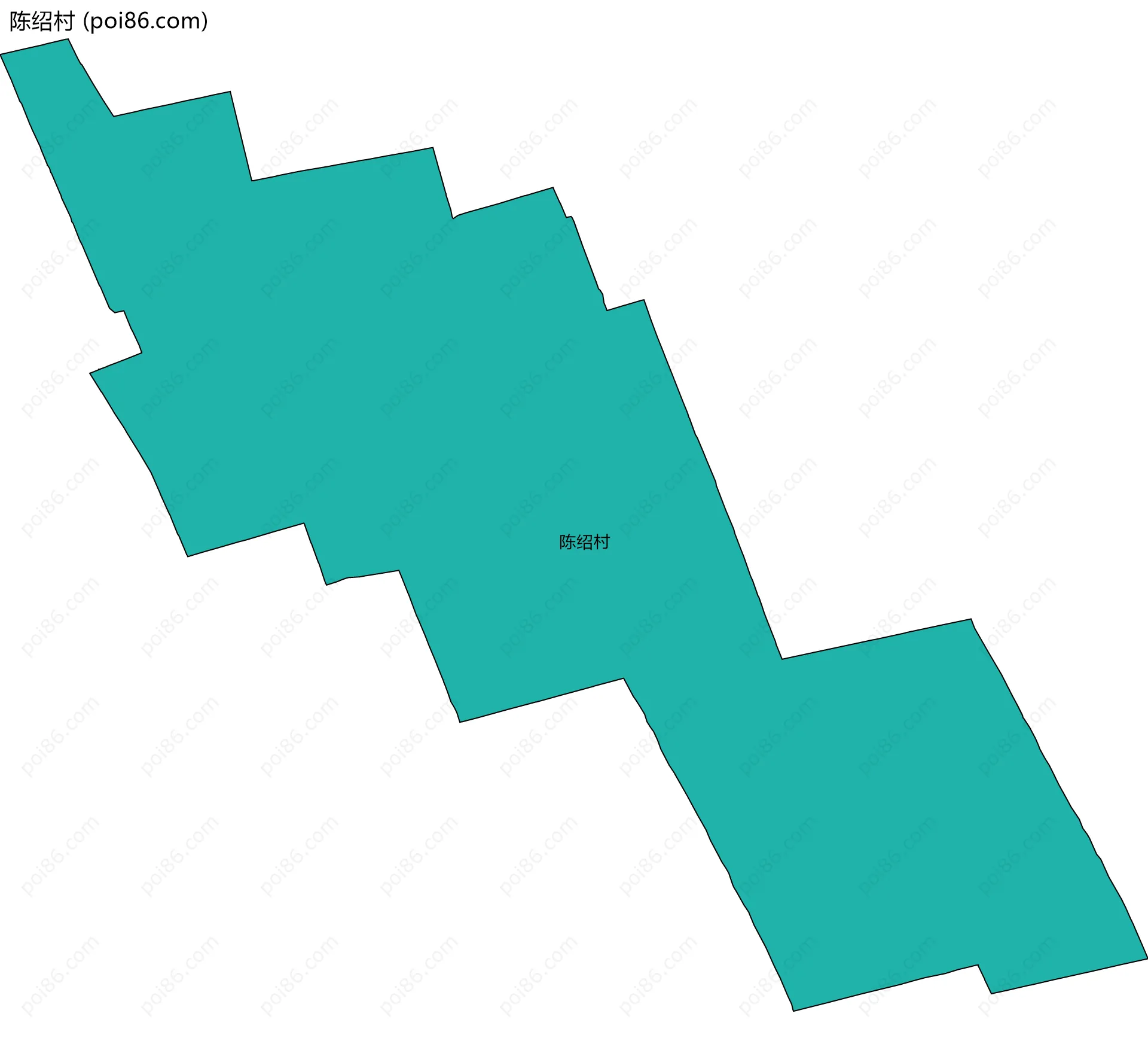 陈绍村边界地图