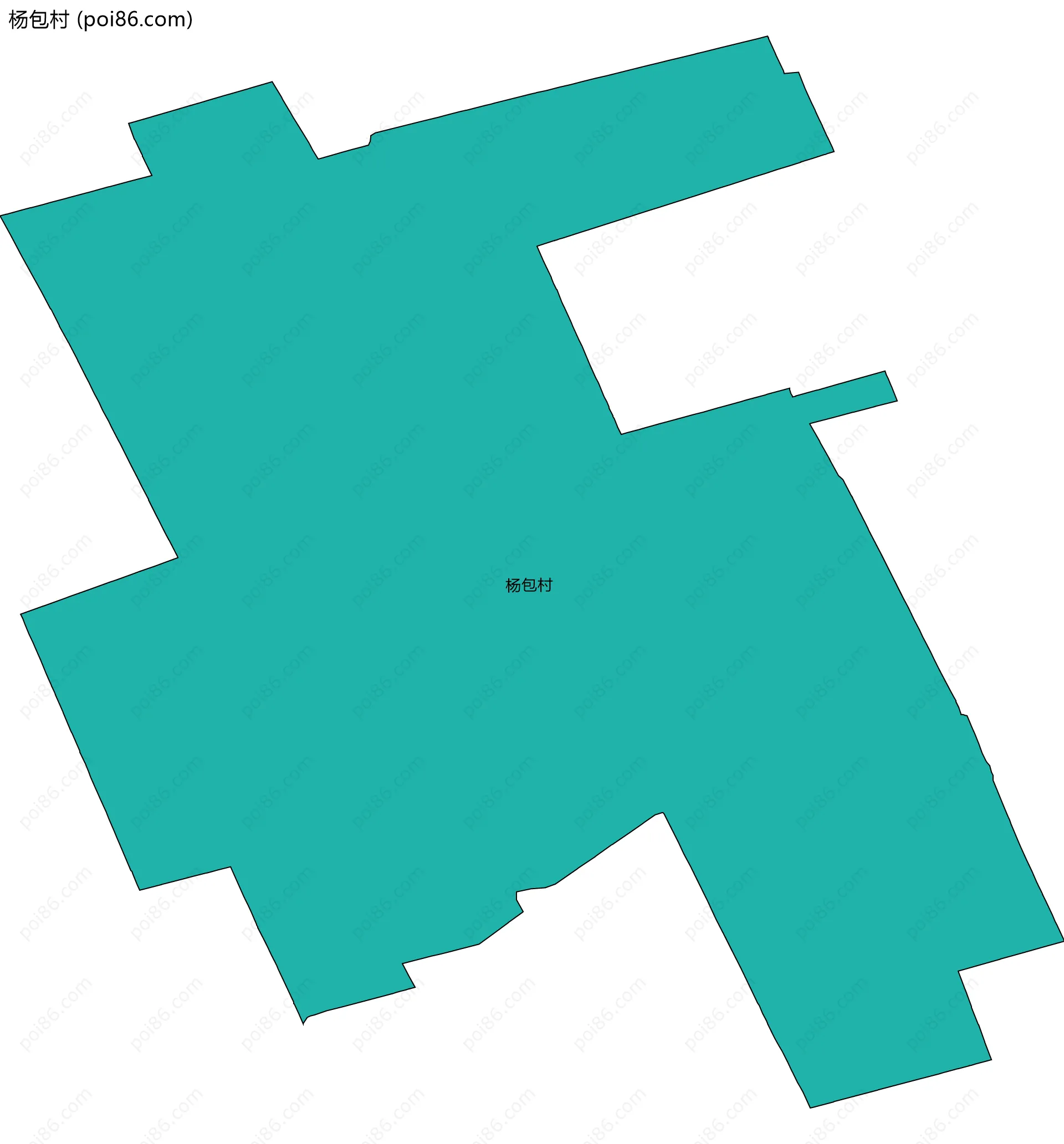 杨包村边界地图