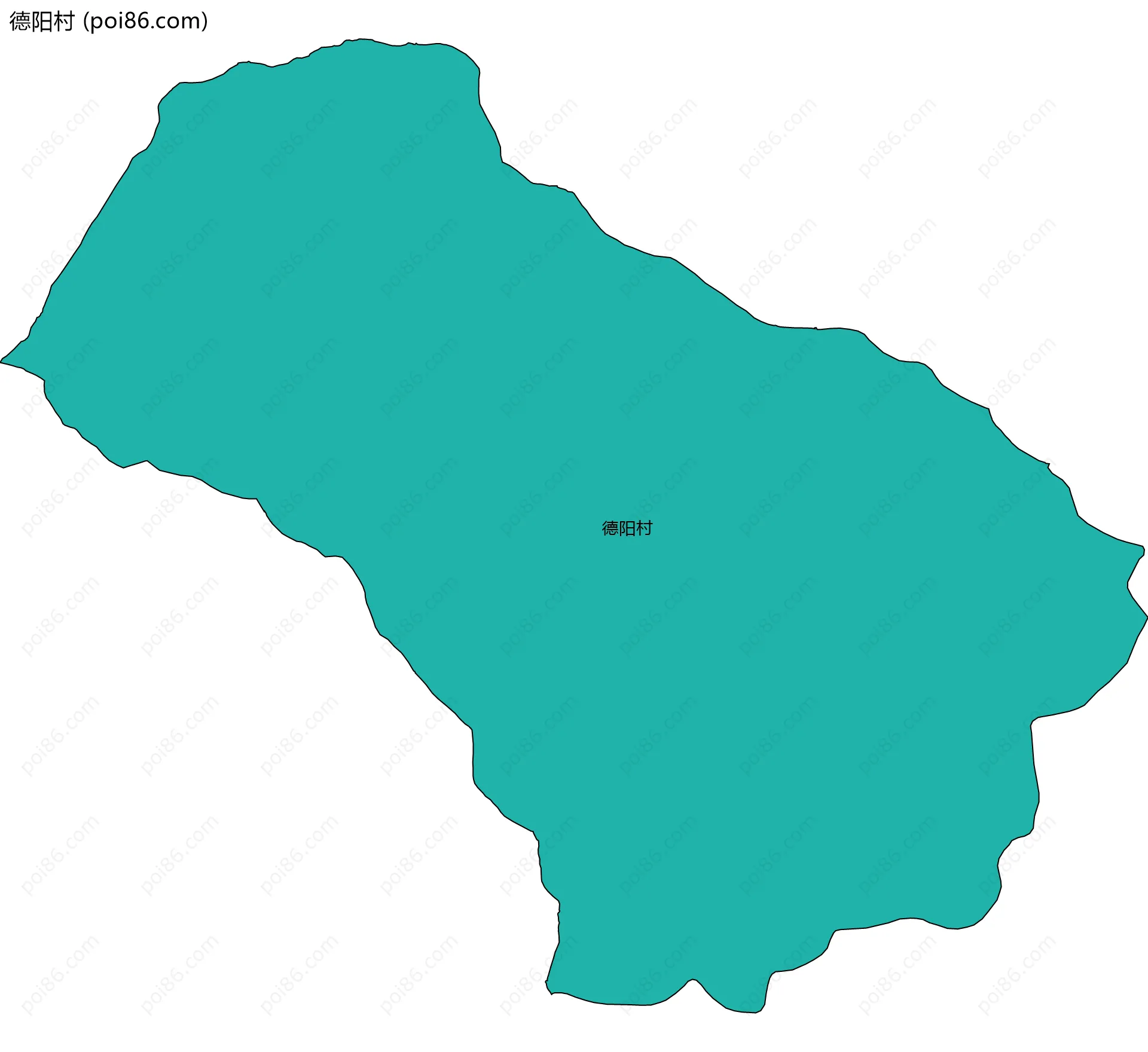 德阳村边界地图