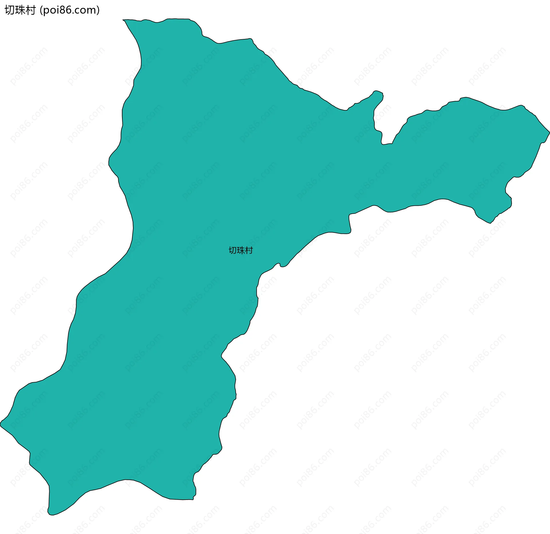 切珠村边界地图