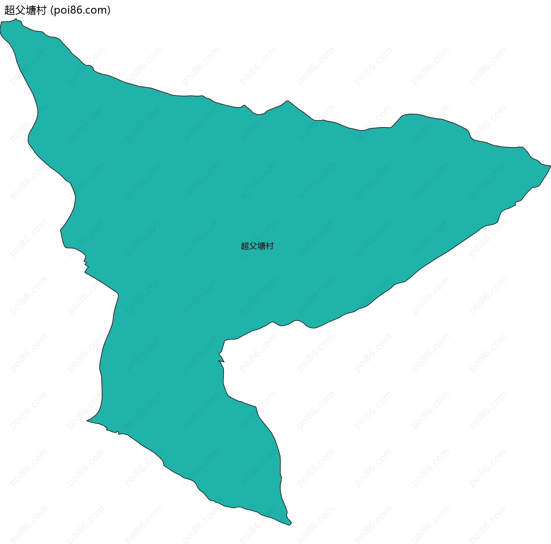 超父塘村边界地图