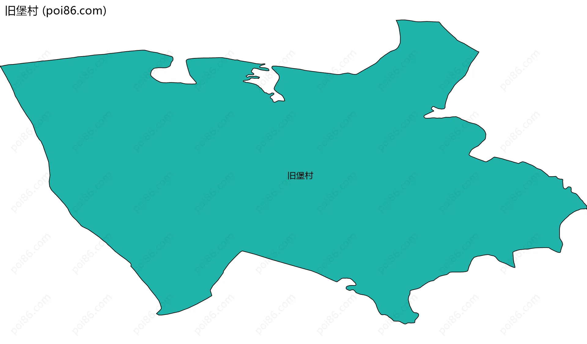 旧堡村边界地图