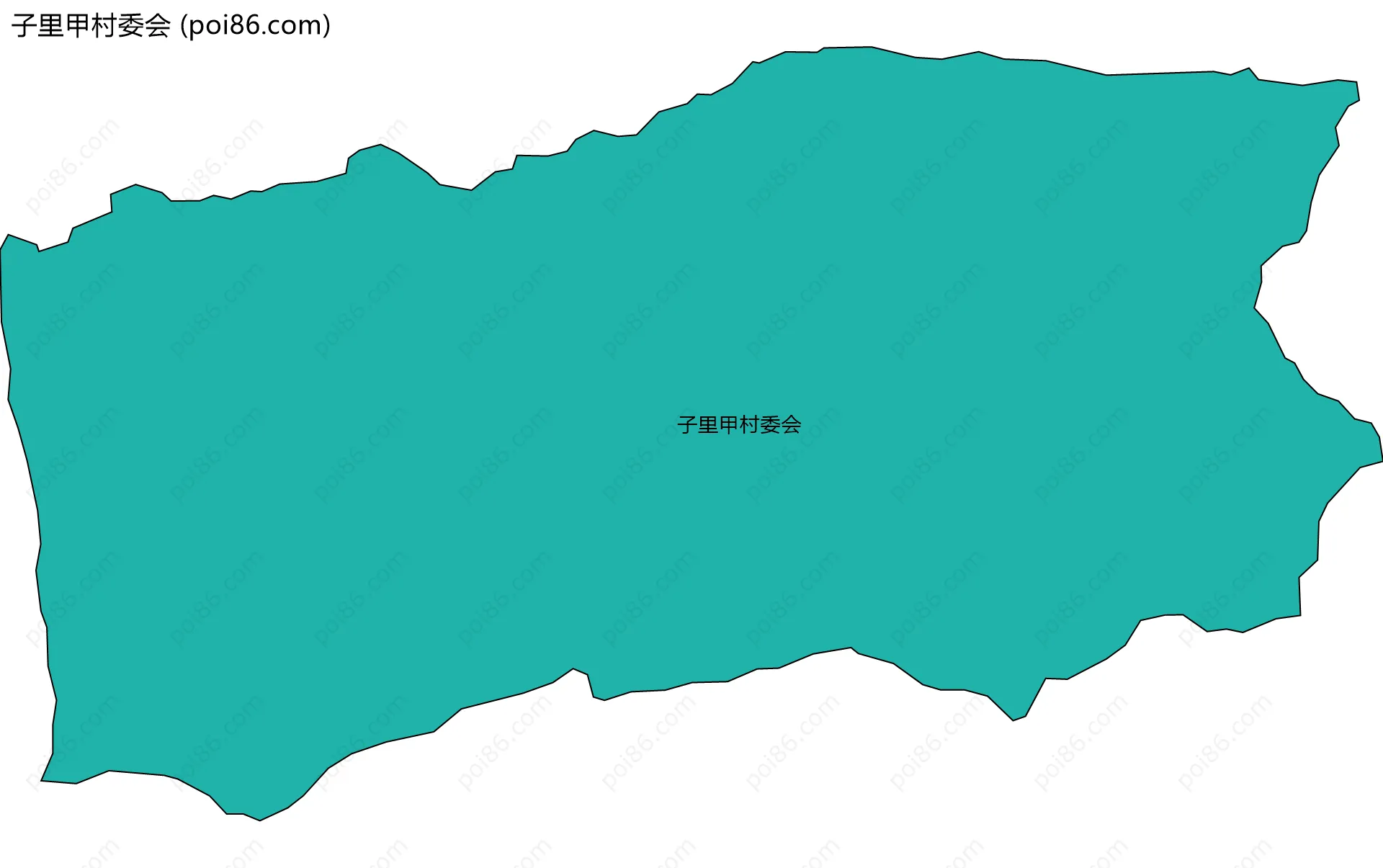 子里甲村委会边界地图