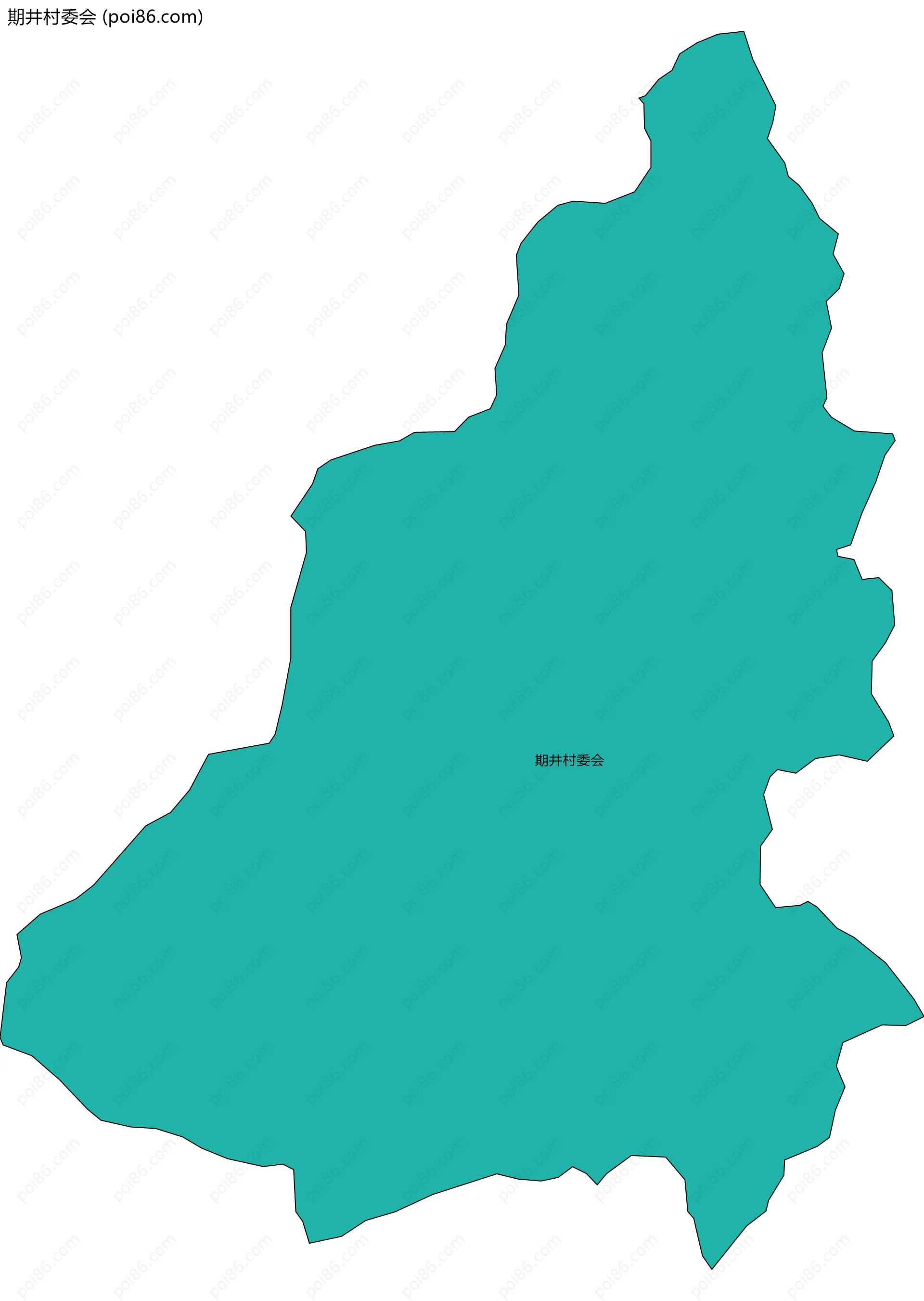 期井村委会边界地图