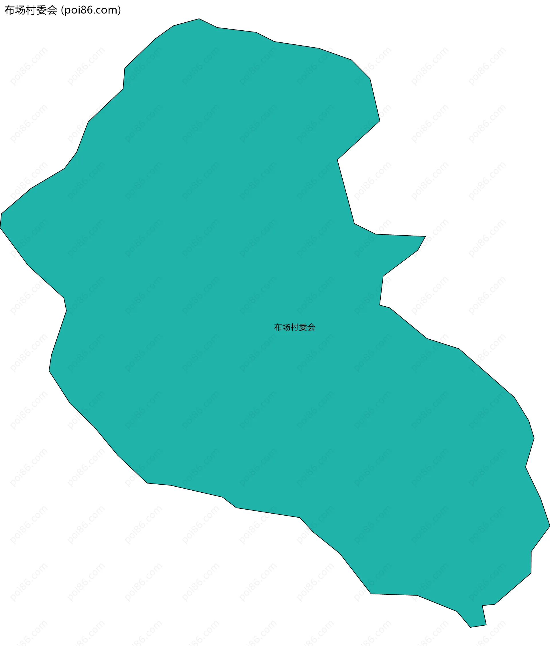 布场村委会边界地图