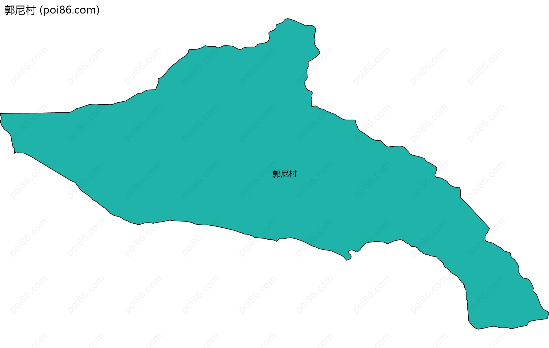 郭尼村边界地图