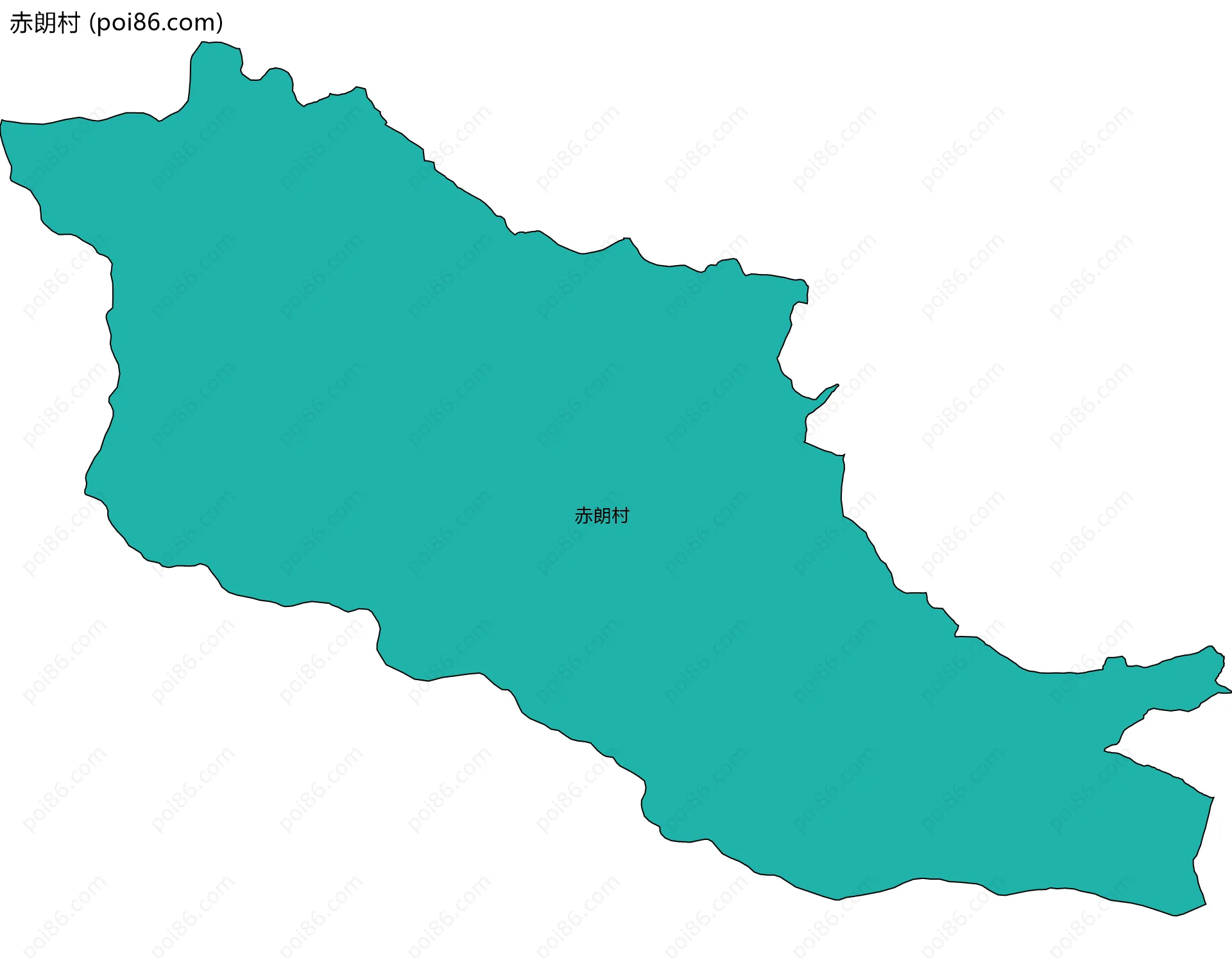 赤朗村边界地图
