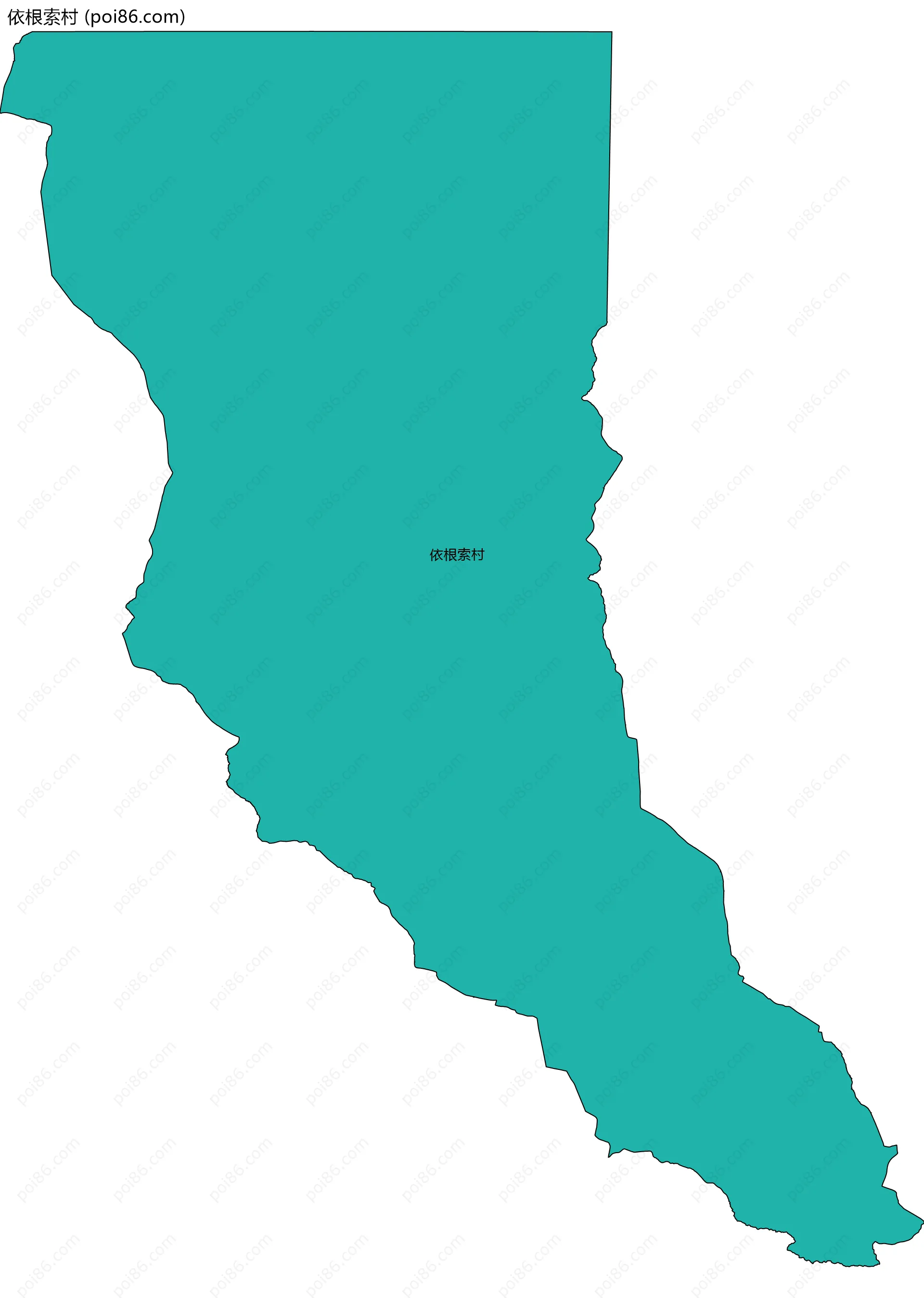 依根索村边界地图