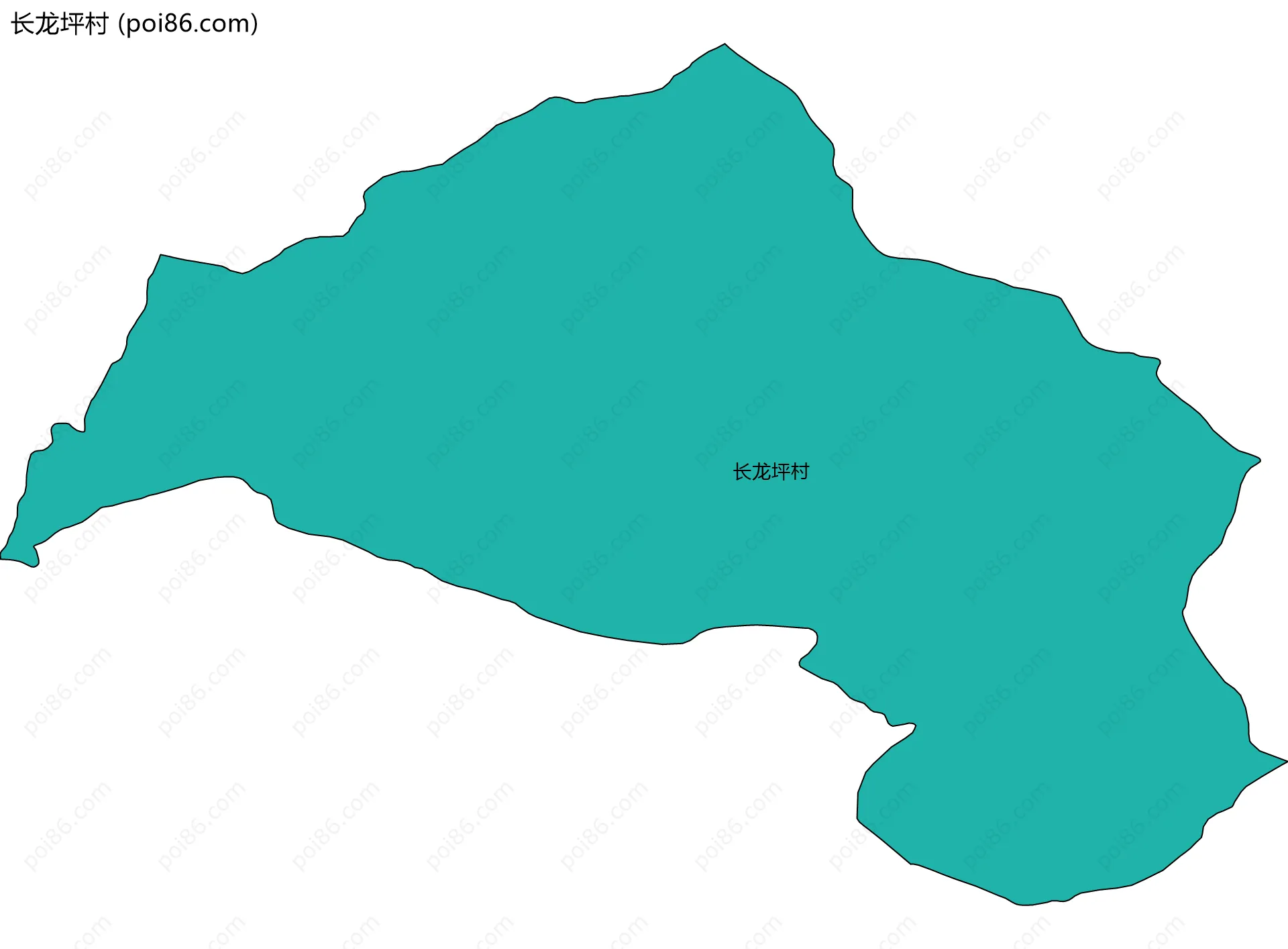 长龙坪村边界地图