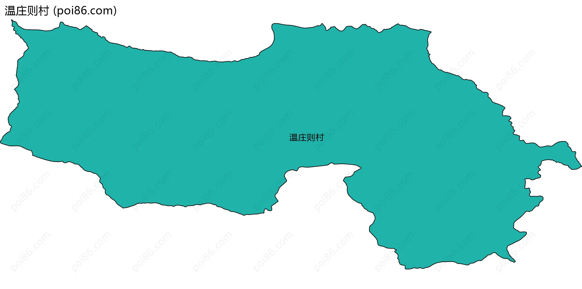 温庄则村边界地图