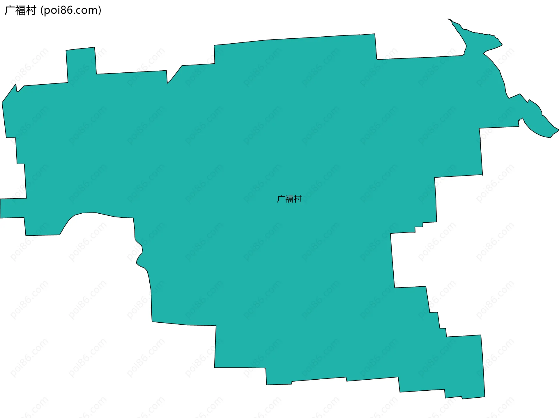 广福村边界地图