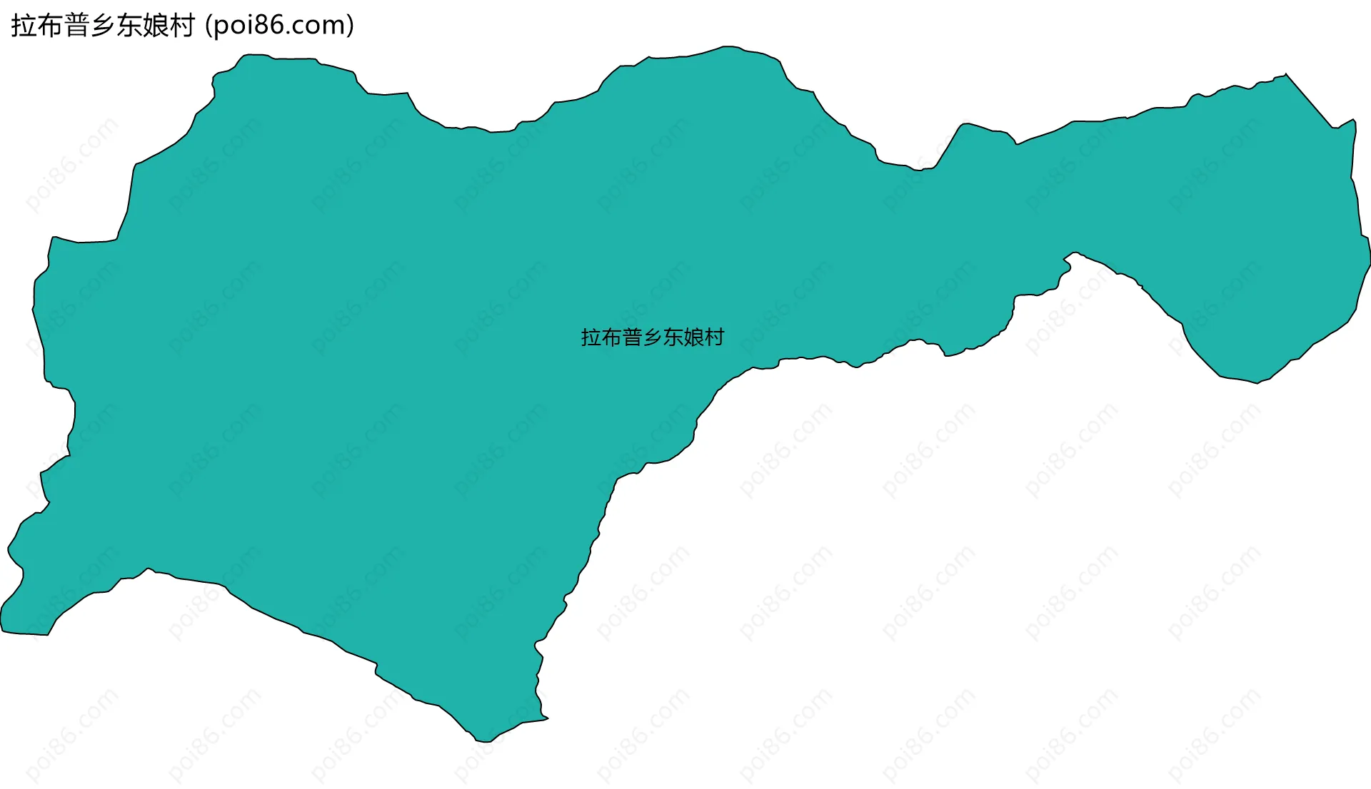拉布普乡东娘村边界地图