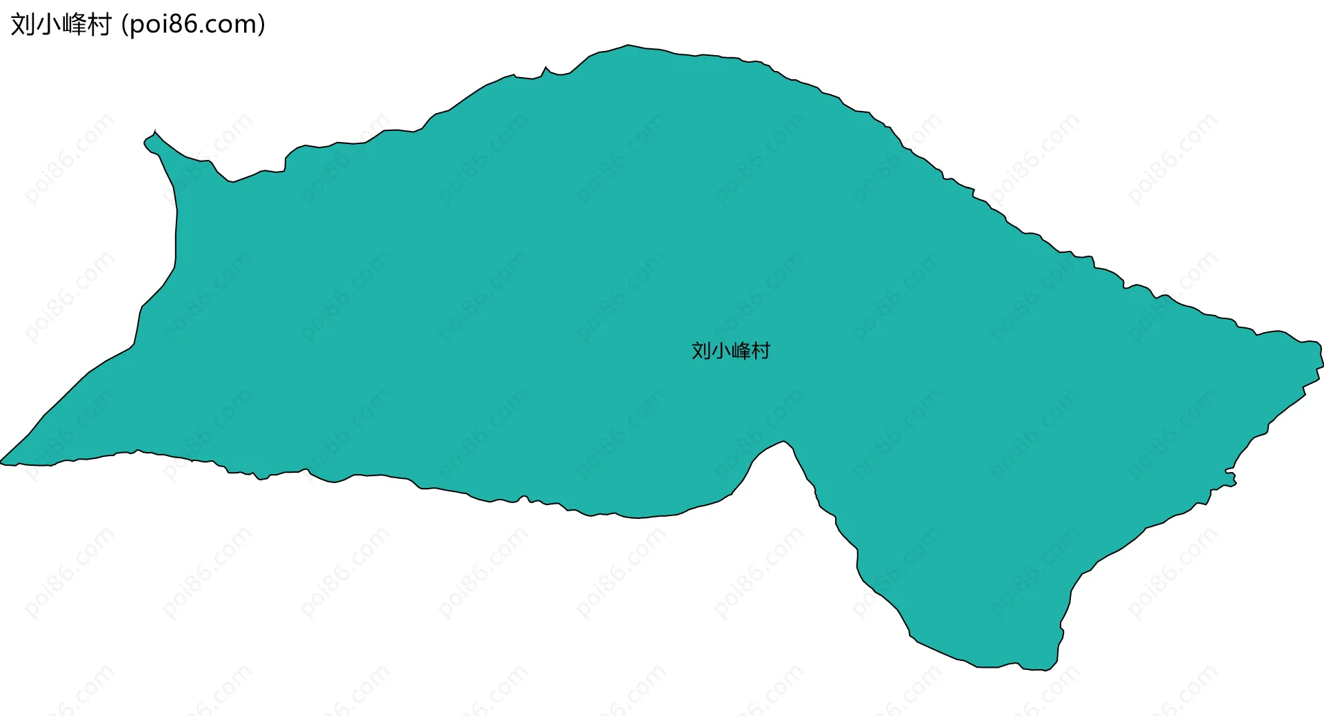 刘小峰村边界地图