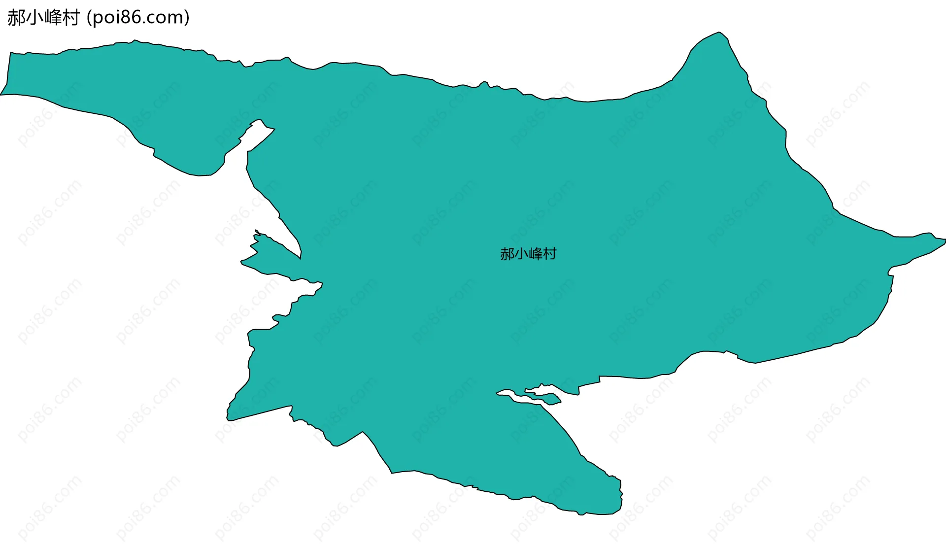 郝小峰村边界地图