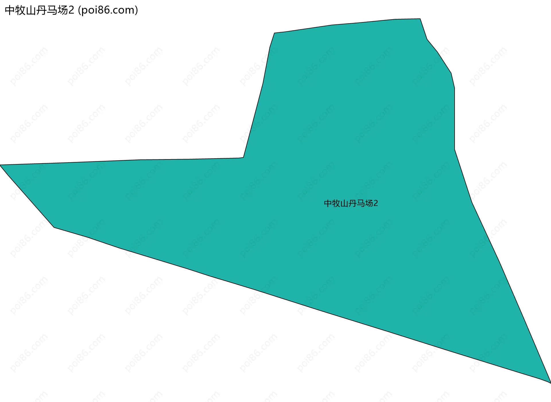 中牧山丹马场2边界地图