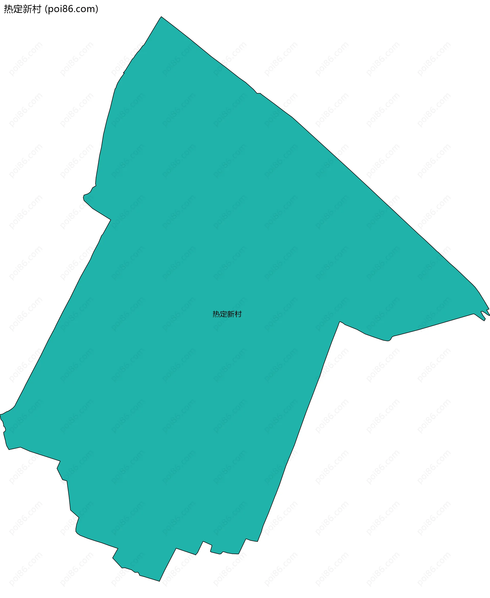 热定新村边界地图