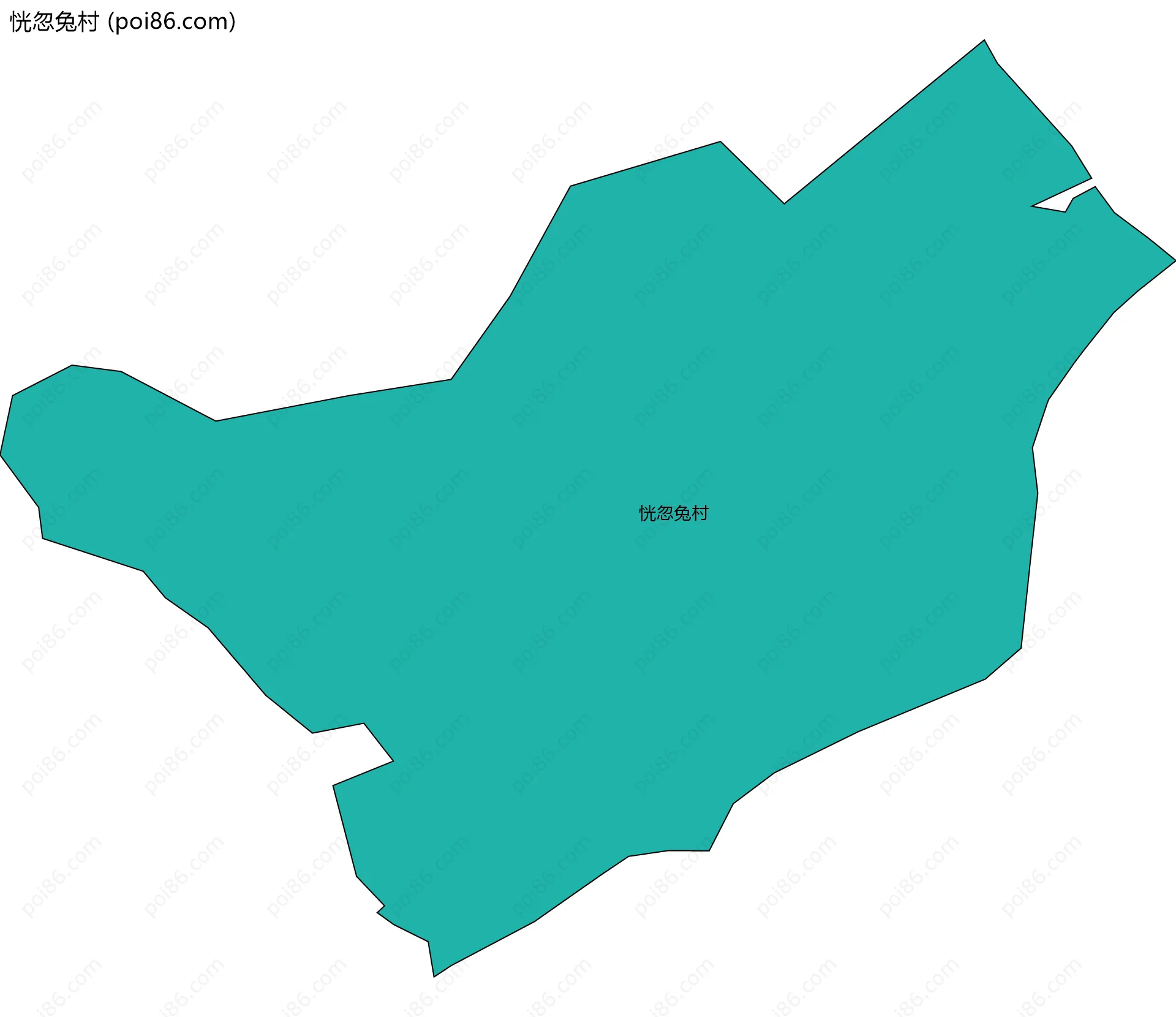 恍忽兔村边界地图