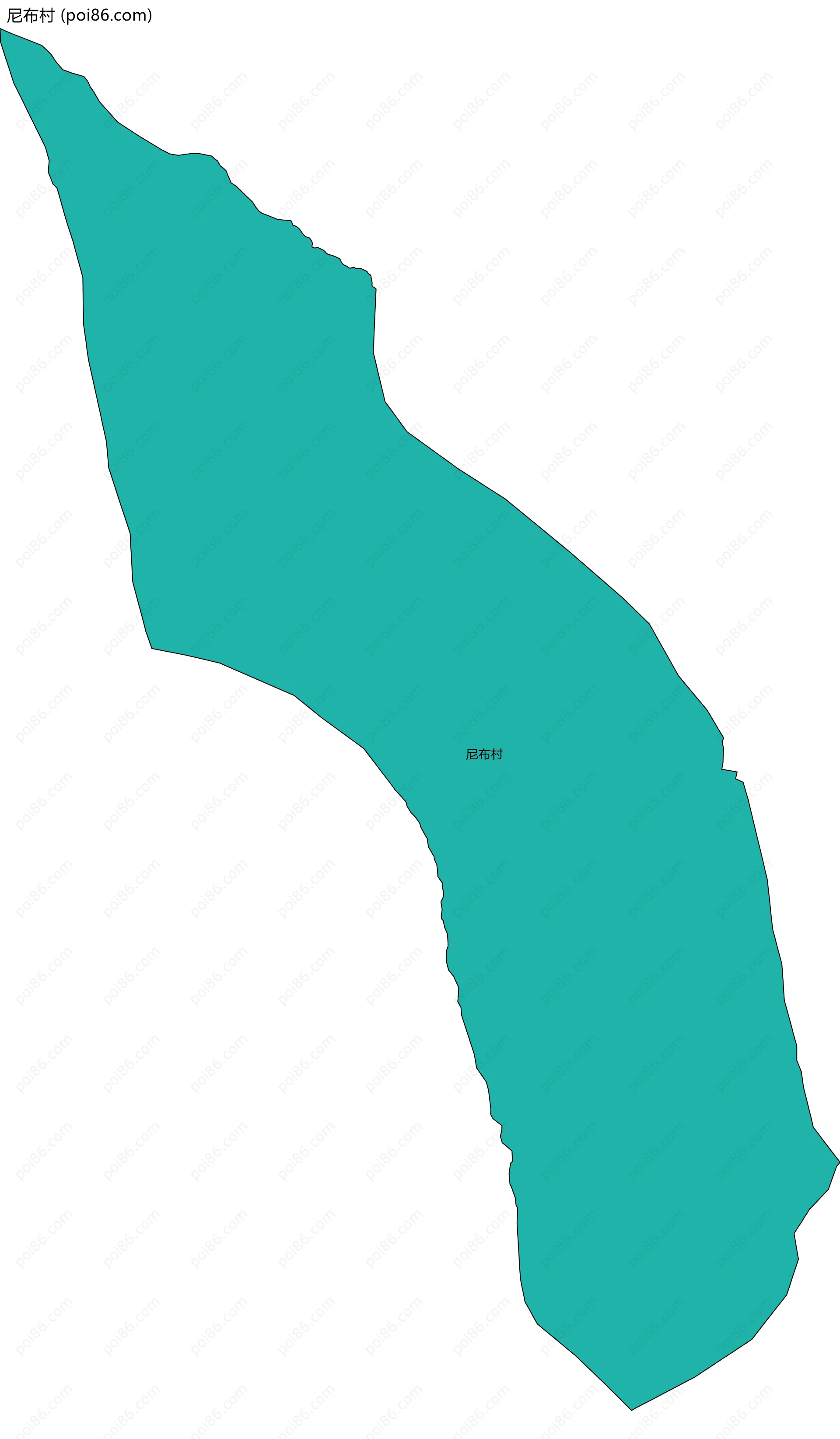 尼布村边界地图