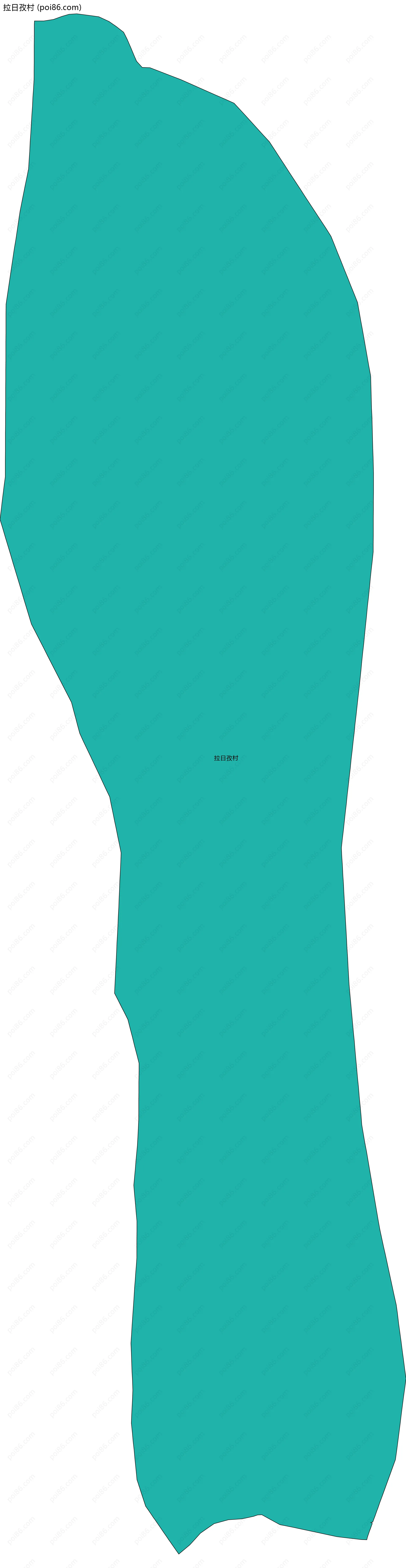 拉日孜村边界地图