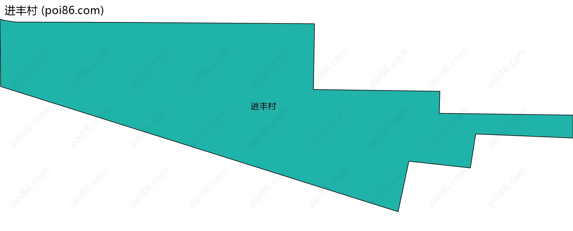 进丰村边界地图